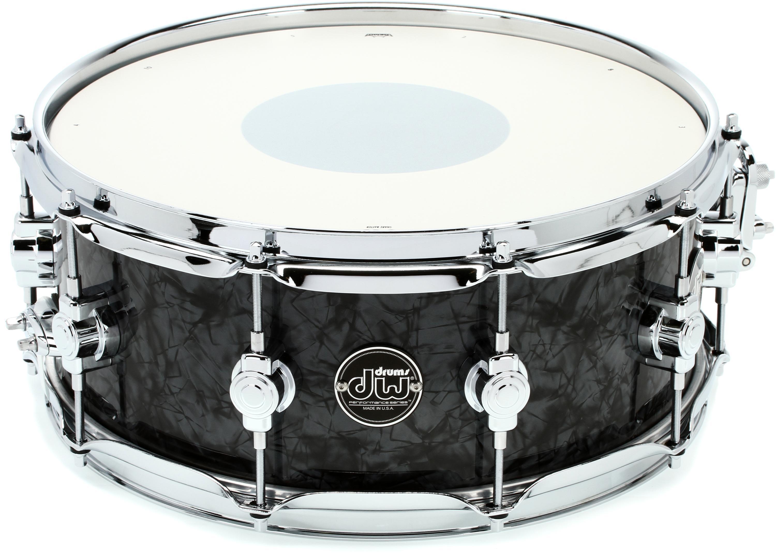DW Performance Series Snare Drum - 5.5 x 14 inch - Black Diamond