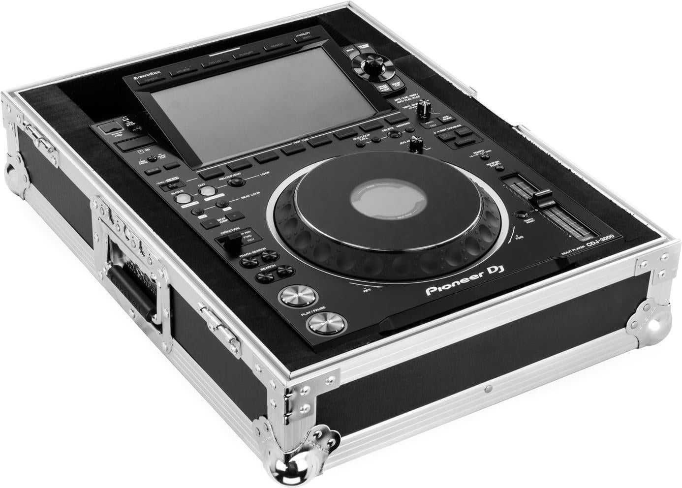 Pioneer DJ CDJ-3000 Professional DJ Media Player and Odyssey Flight Case  Bundle