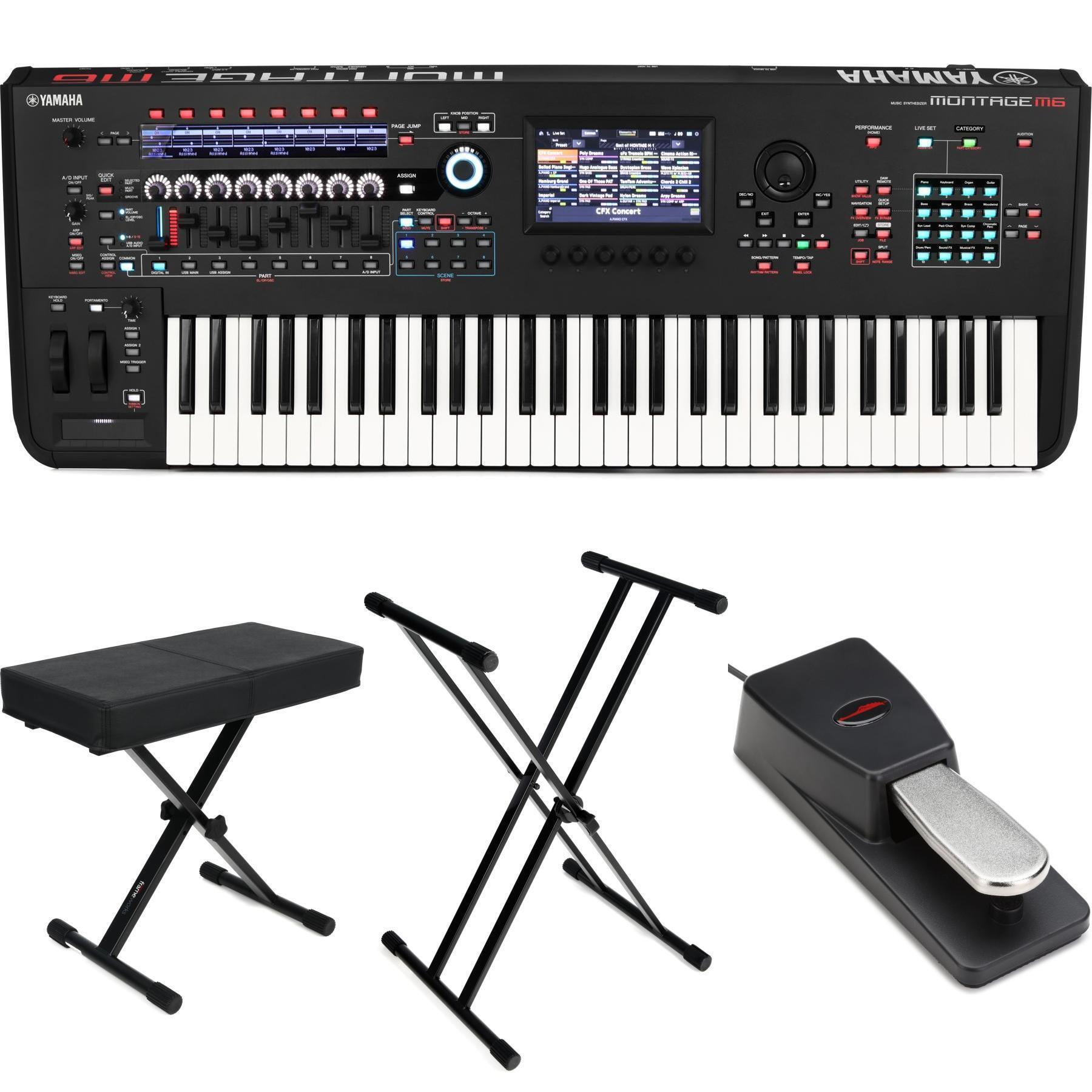 Yamaha Montage M6 61-key Synthesizer Essentials Bundle | Sweetwater