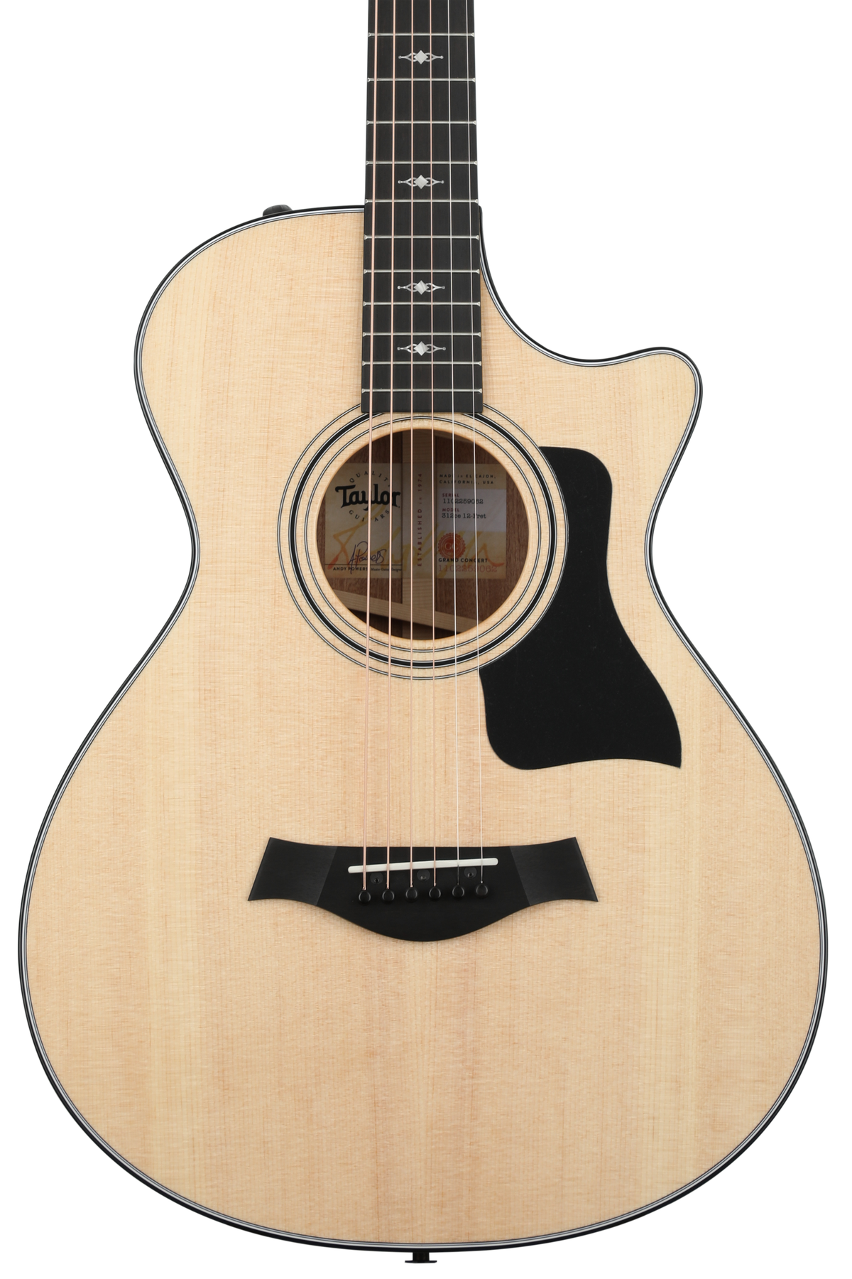 Taylor 312ce 12-fret V-Class Acoustic-electric Guitar - Natural