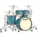 Photo of Tama Starclassic Maple MR42TZUS 4-piece Shell Pack - Turquoise Pearl with Smoked Black Nickel Hardware