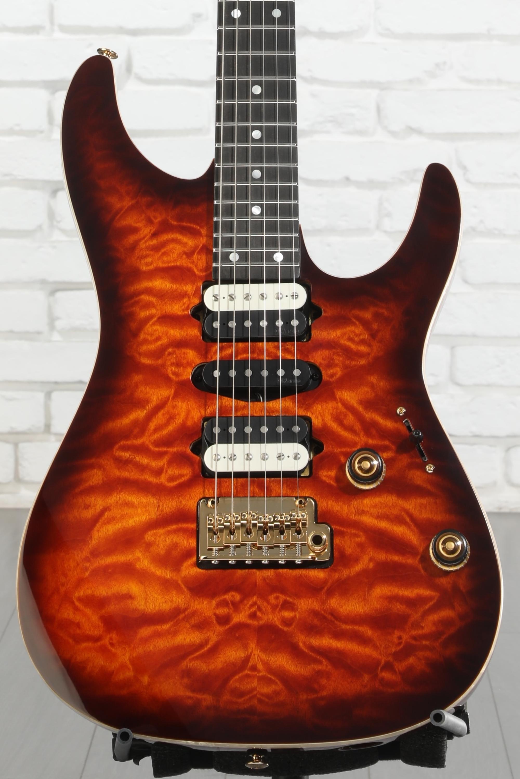 Ibanez Premium AZ47P1QM Electric Guitar - Dragon Eye Burst