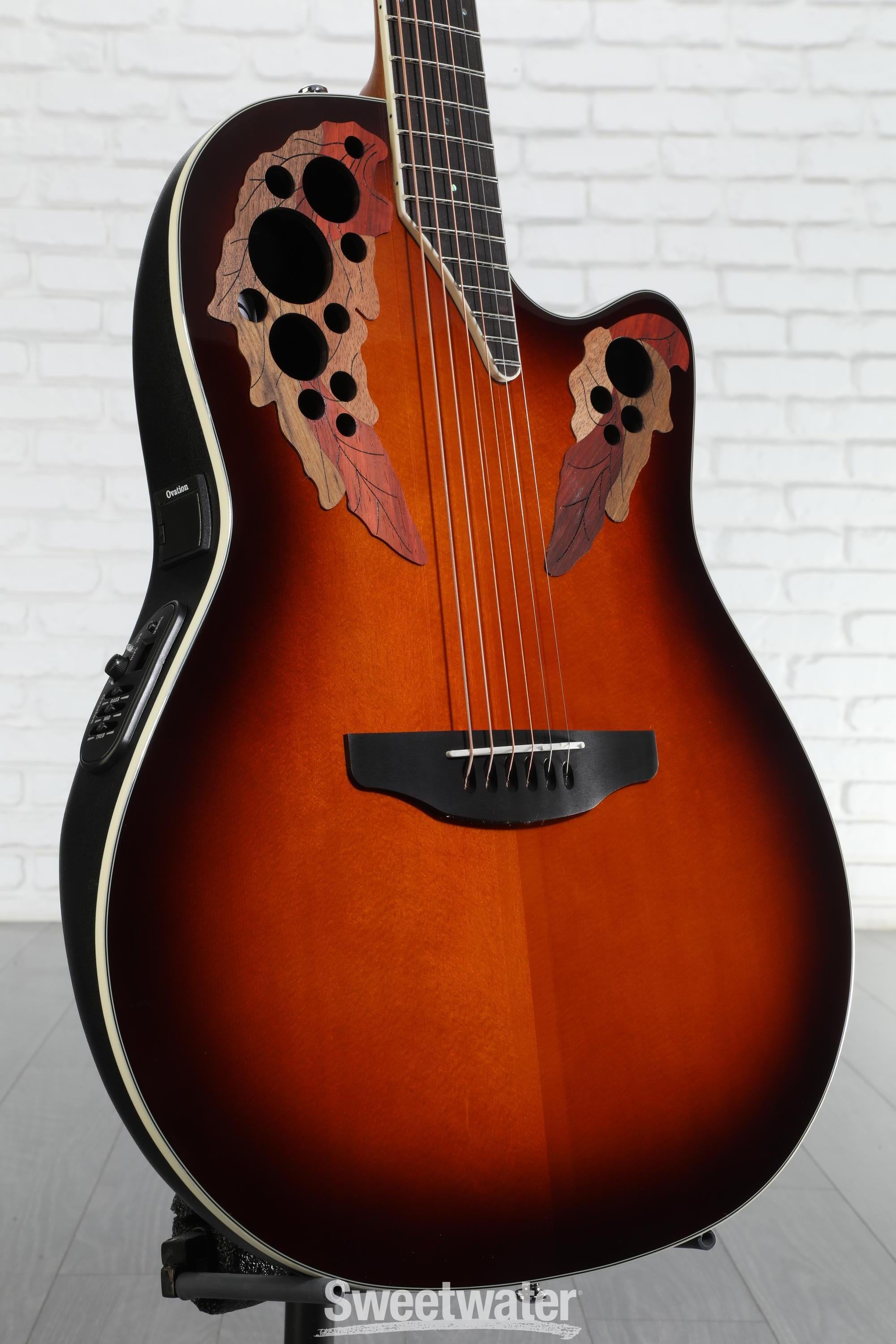 Ovation Elite Celebrity Super Shallow - Sunburst | Sweetwater