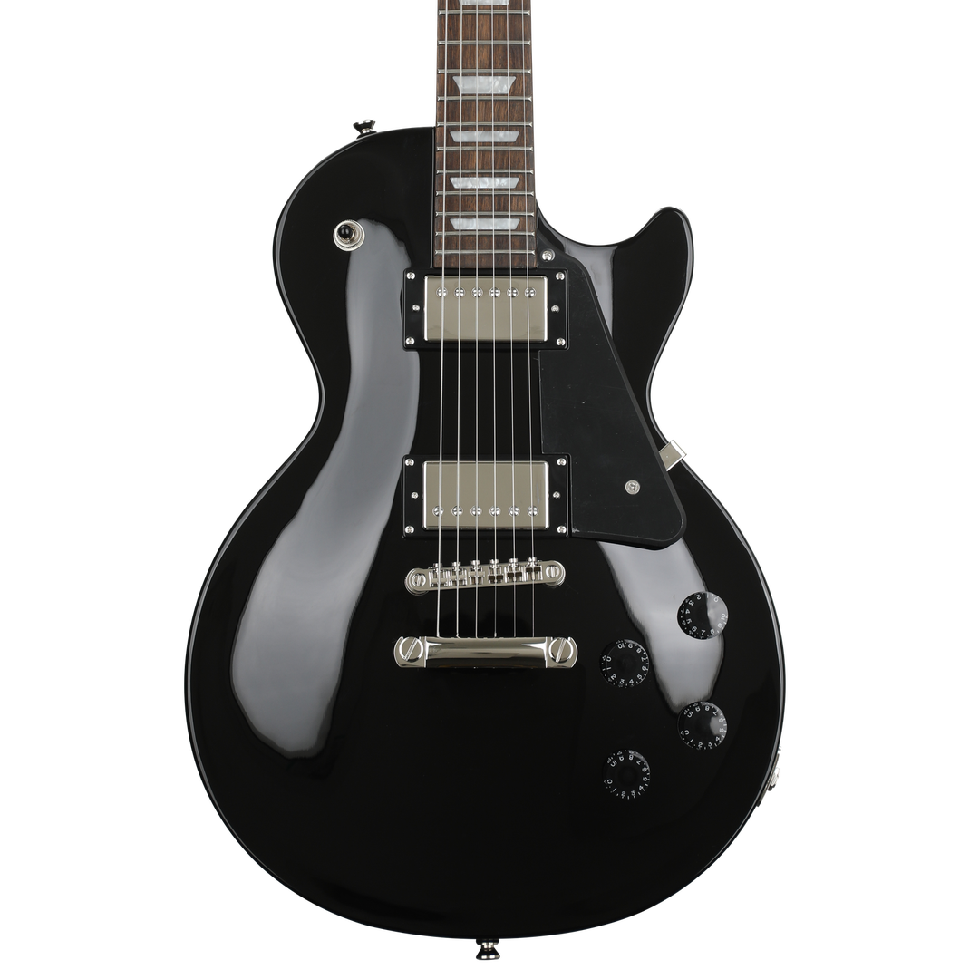 Epiphone Les Paul Studio Electric Guitar - Ebony | Sweetwater Epiphone Les Paul Studio Electric Guitar - Ebony | Sweetwater