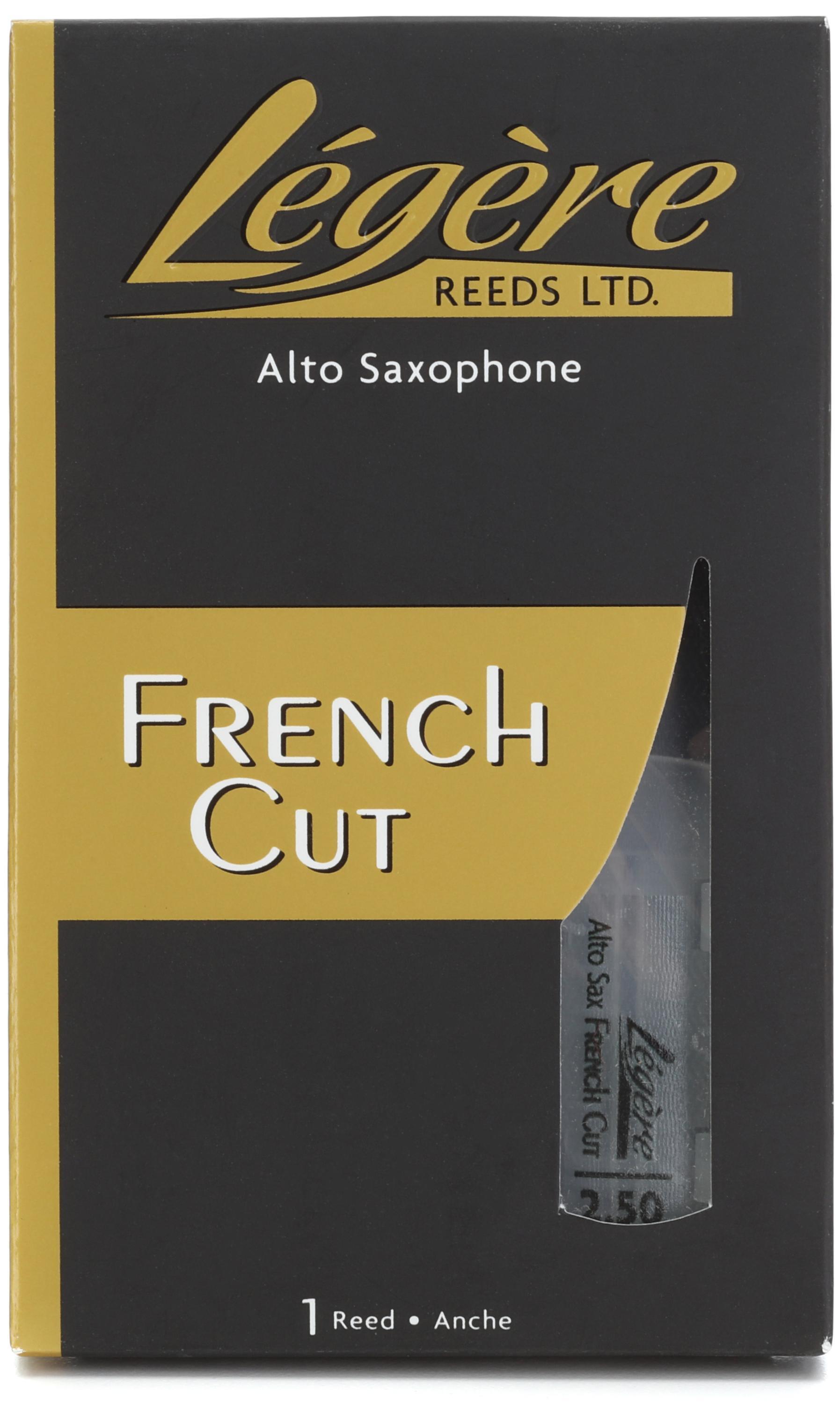 Legere French Cut Alto Saxophone Reed 2.50 Sweetwater