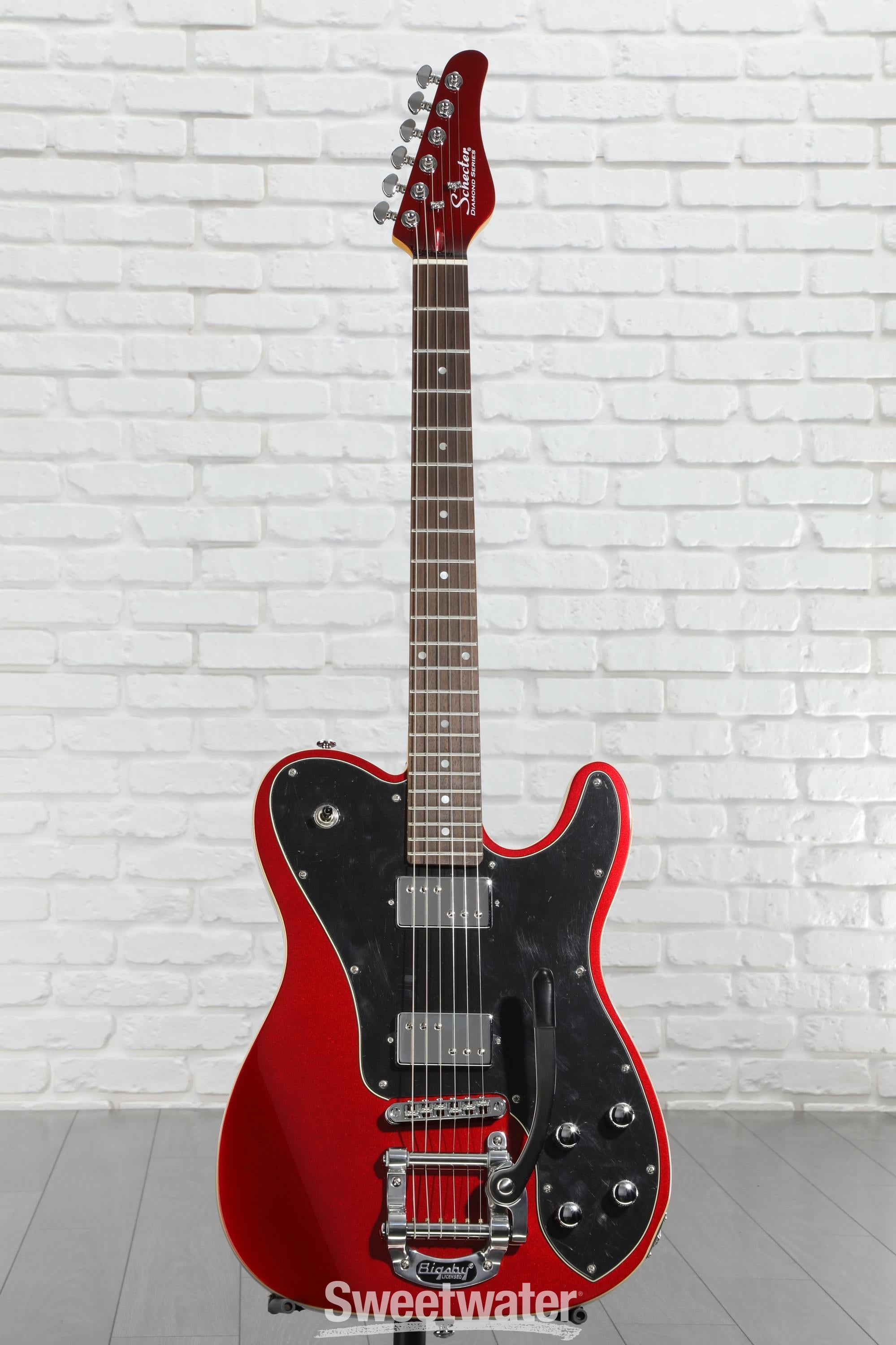 Schecter PT Fastback II B Electric Guitar - Metallic Red | Sweetwater