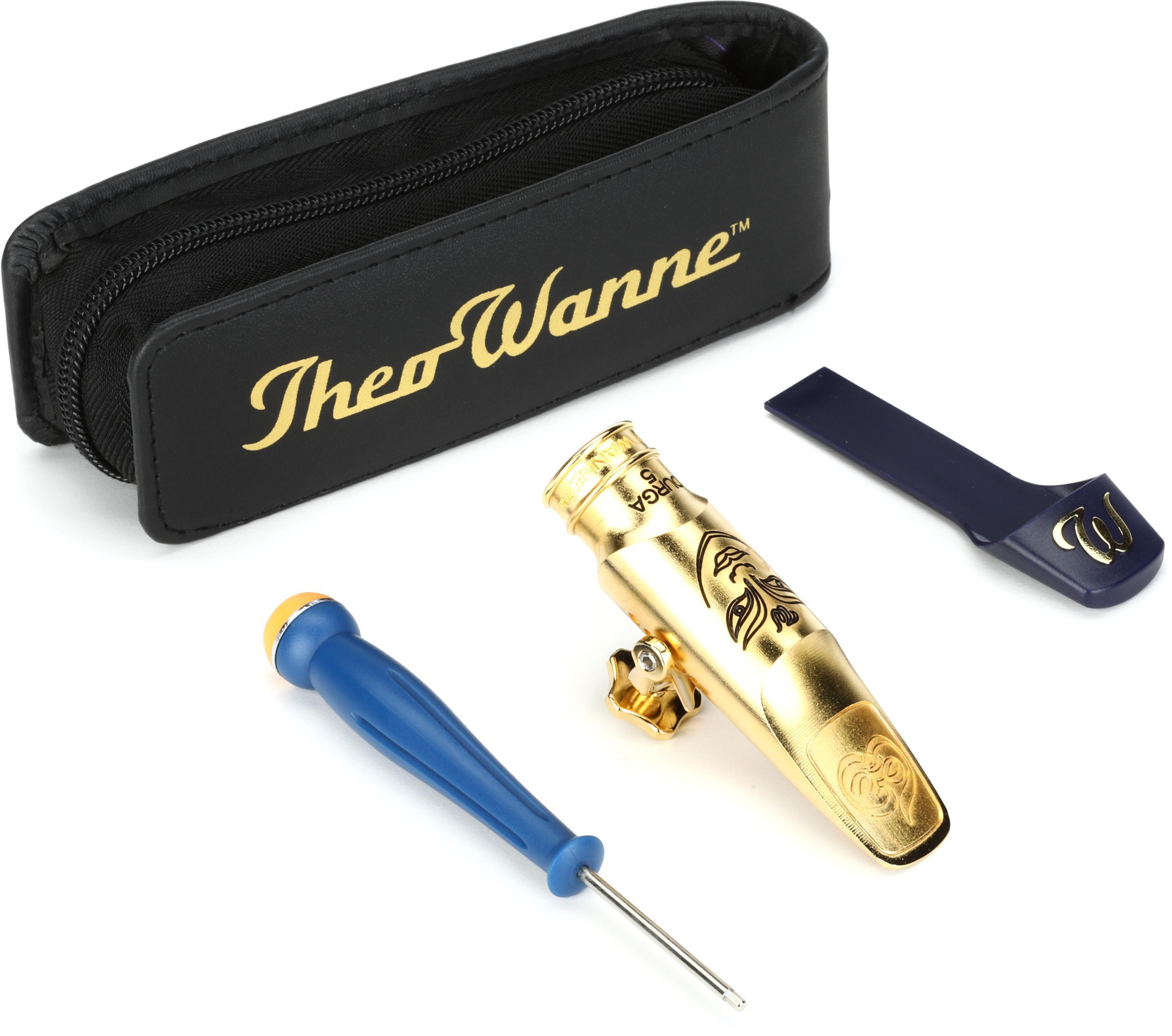 DU5-AG8 Durga 5 Alto Saxophone Mouthpiece - 8 Gold-plated - Sweetwater