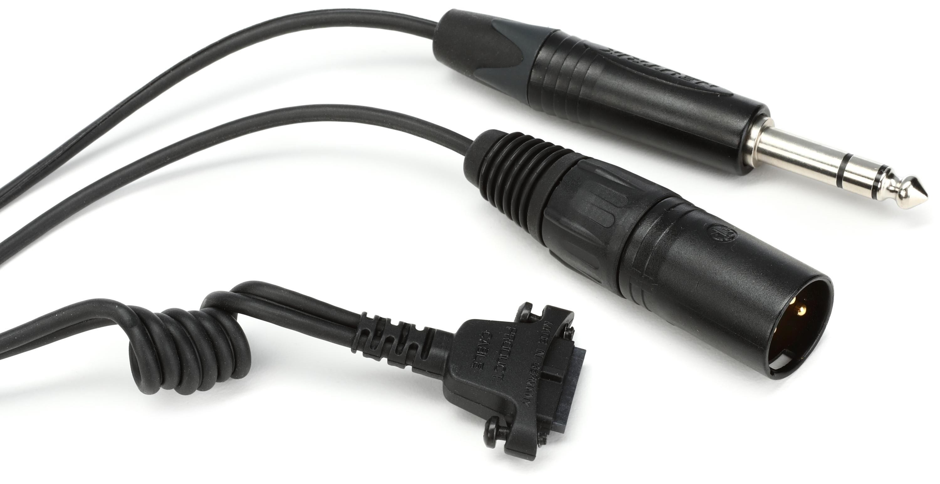 Sennheiser CABLE-II-X3K1-GOLD 2m Straight Audio Cable, XLR 3-Pin & 1/4  Plug 508546