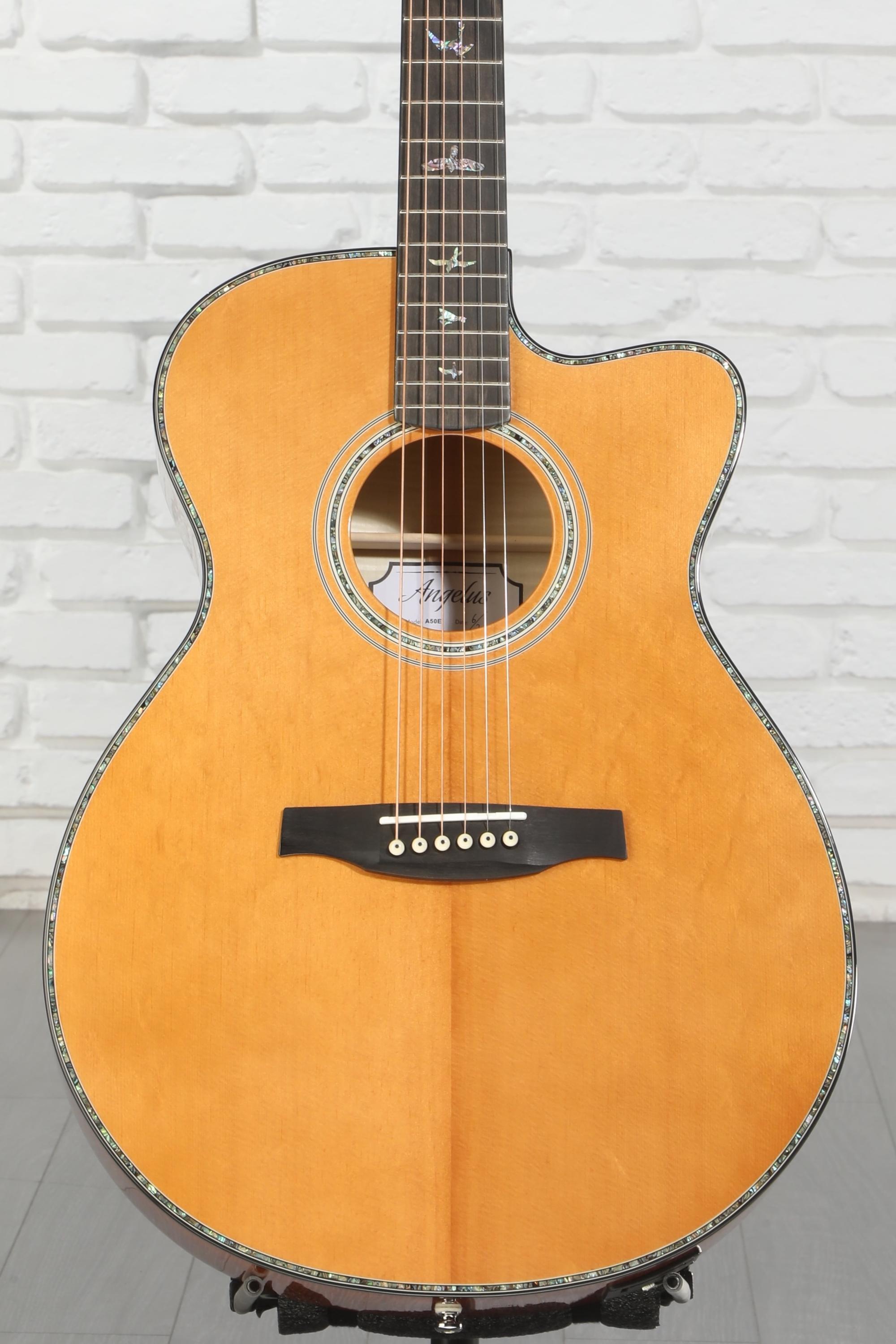 PRS SE A50 Angelus Acoustic-electric Guitar - Black Gold | Sweetwater