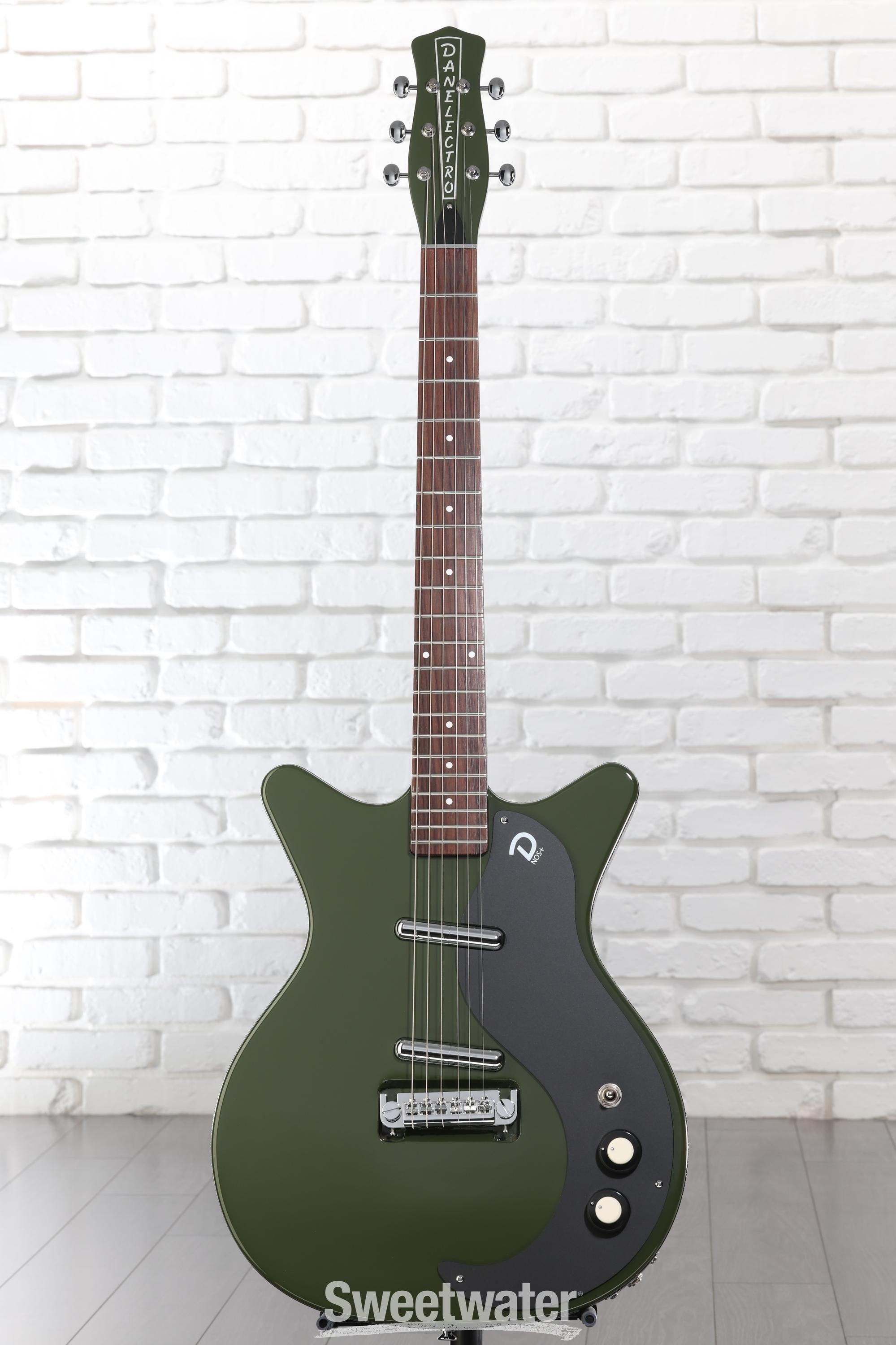Danelectro Blackout 59 Electric Guitar - Green Envy | Sweetwater