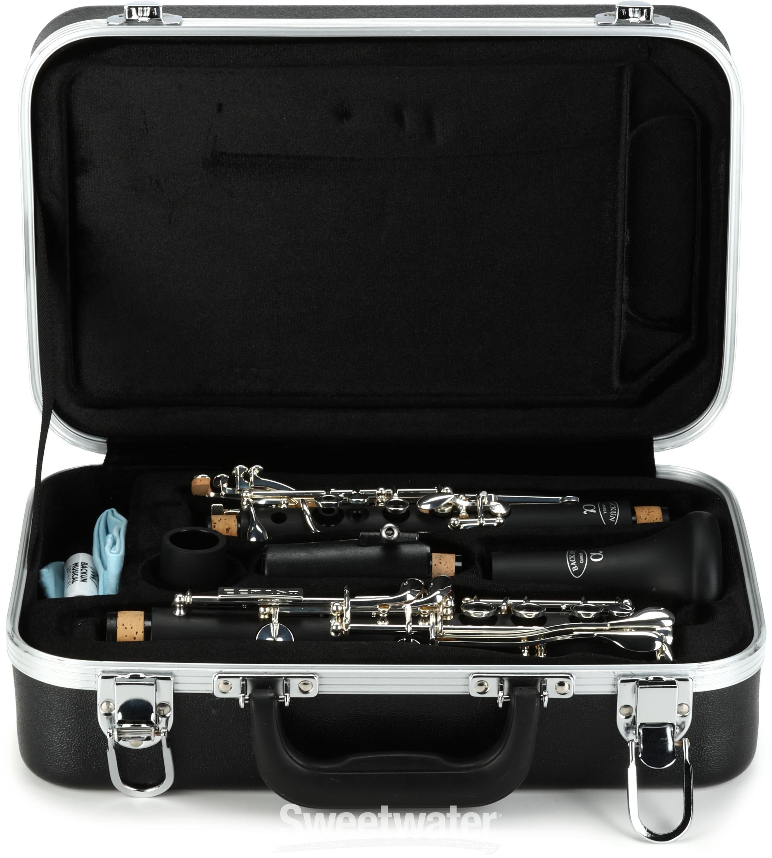 Backun Alpha Student Bb Clarinet with Silver-plated Keys Sweetwater
