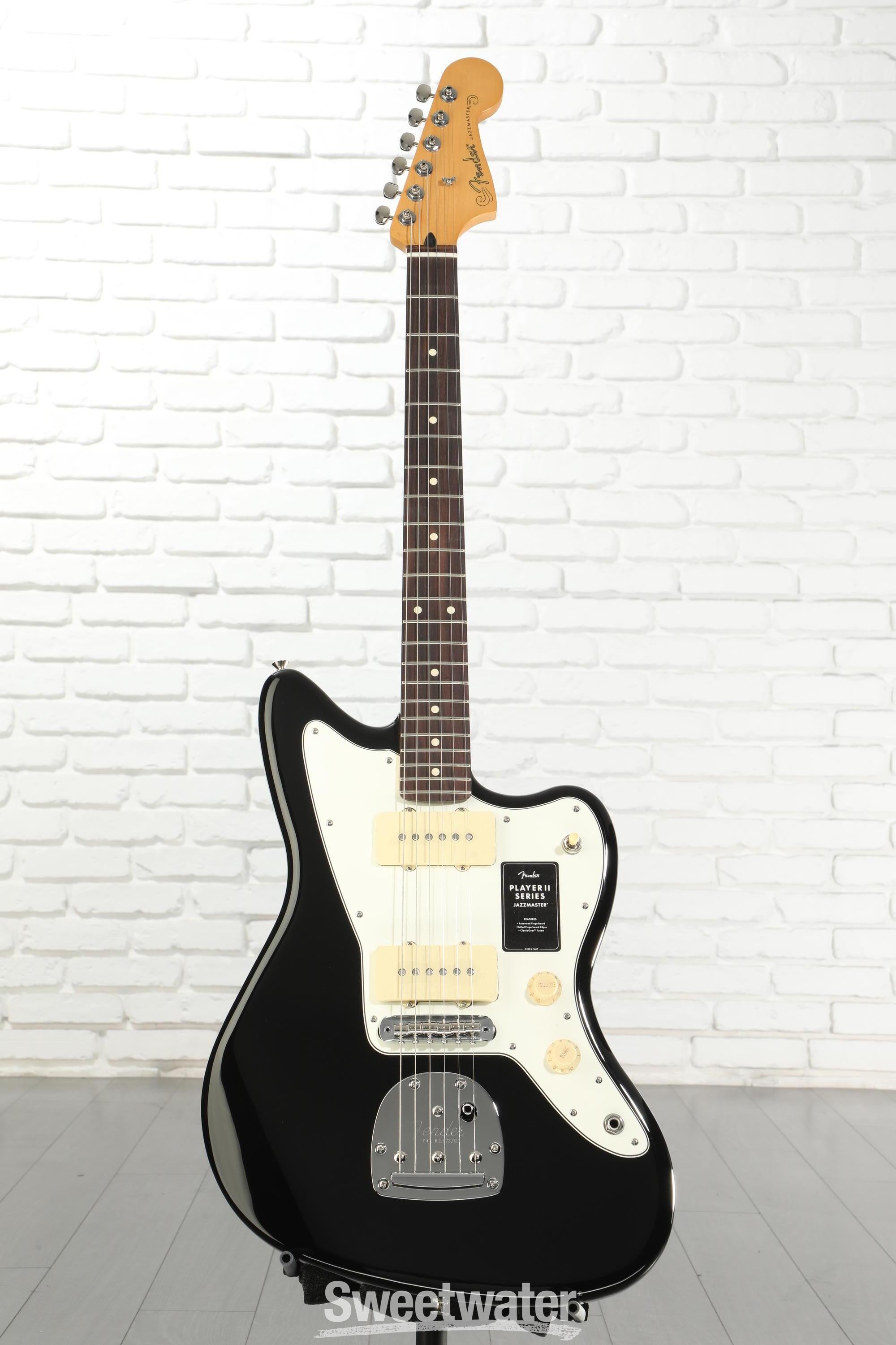 ギター Fender Player II Jazzmaster Amazon.com: Fender Player II Jazzmaster Electric Guitar - Black