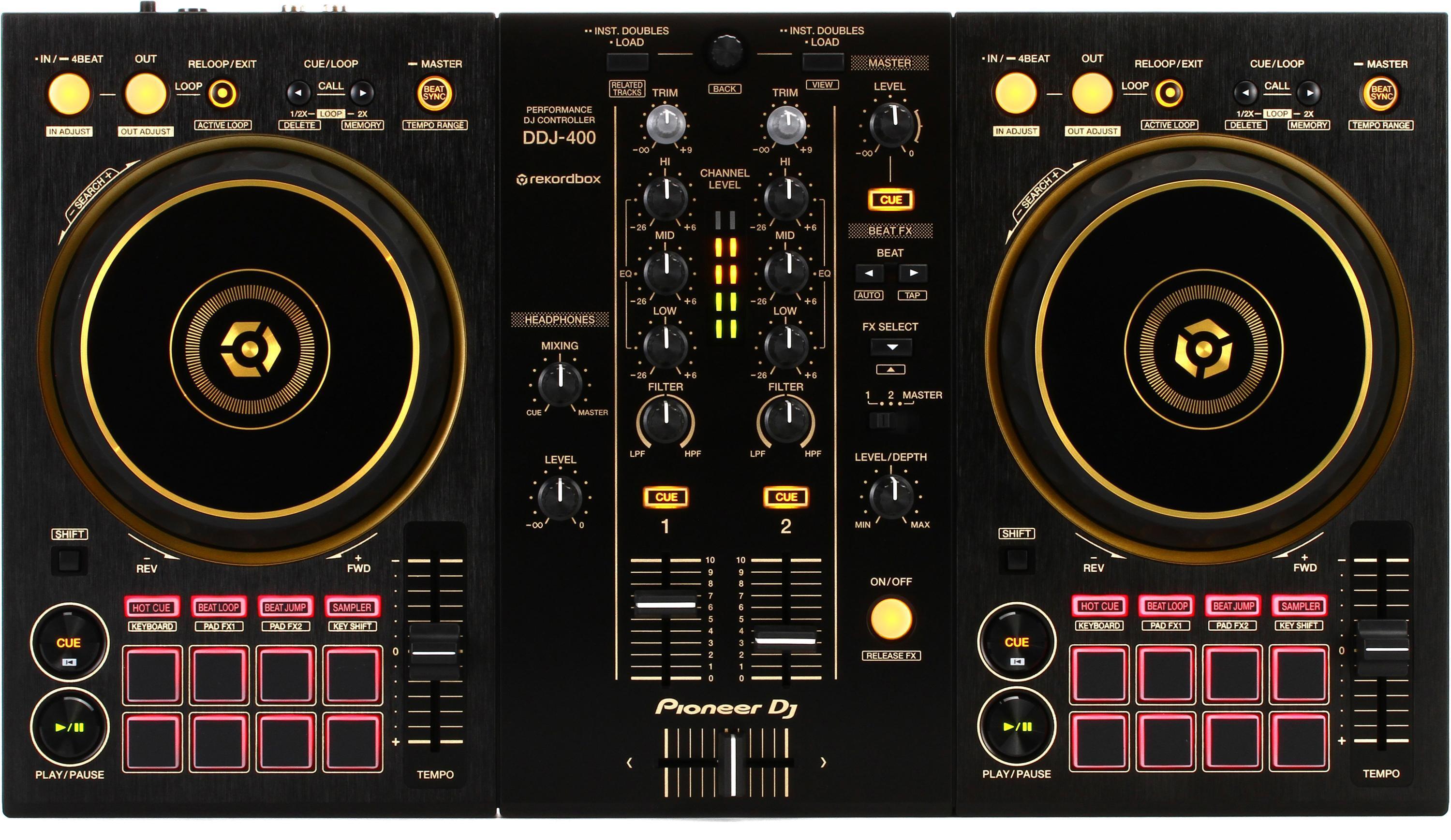 Pioneer DJ DDJ-400-N Special Edition Gold 2-deck Rekordbox DJ