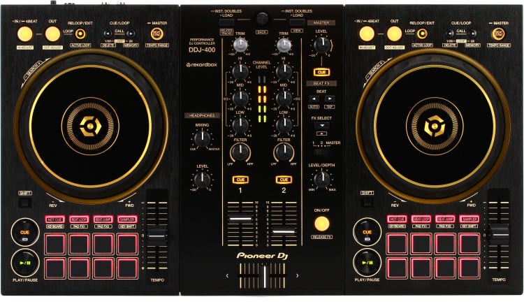 Brand New Pioneer DDJ-400 - 2-channel DJ controller for rekordbox