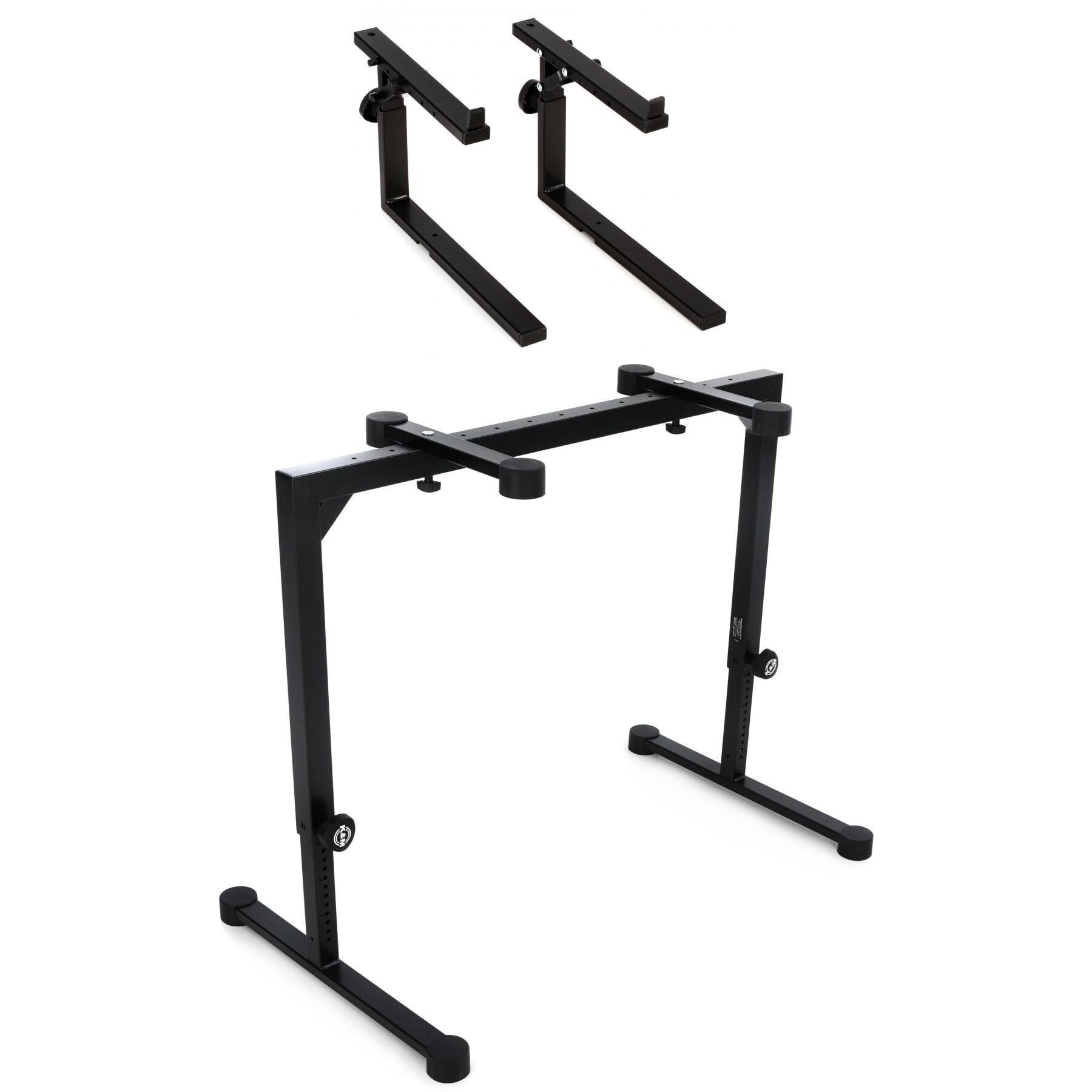 K&M 18810 Omega Table-Style Keyboard Stand - Black | Sweetwater
