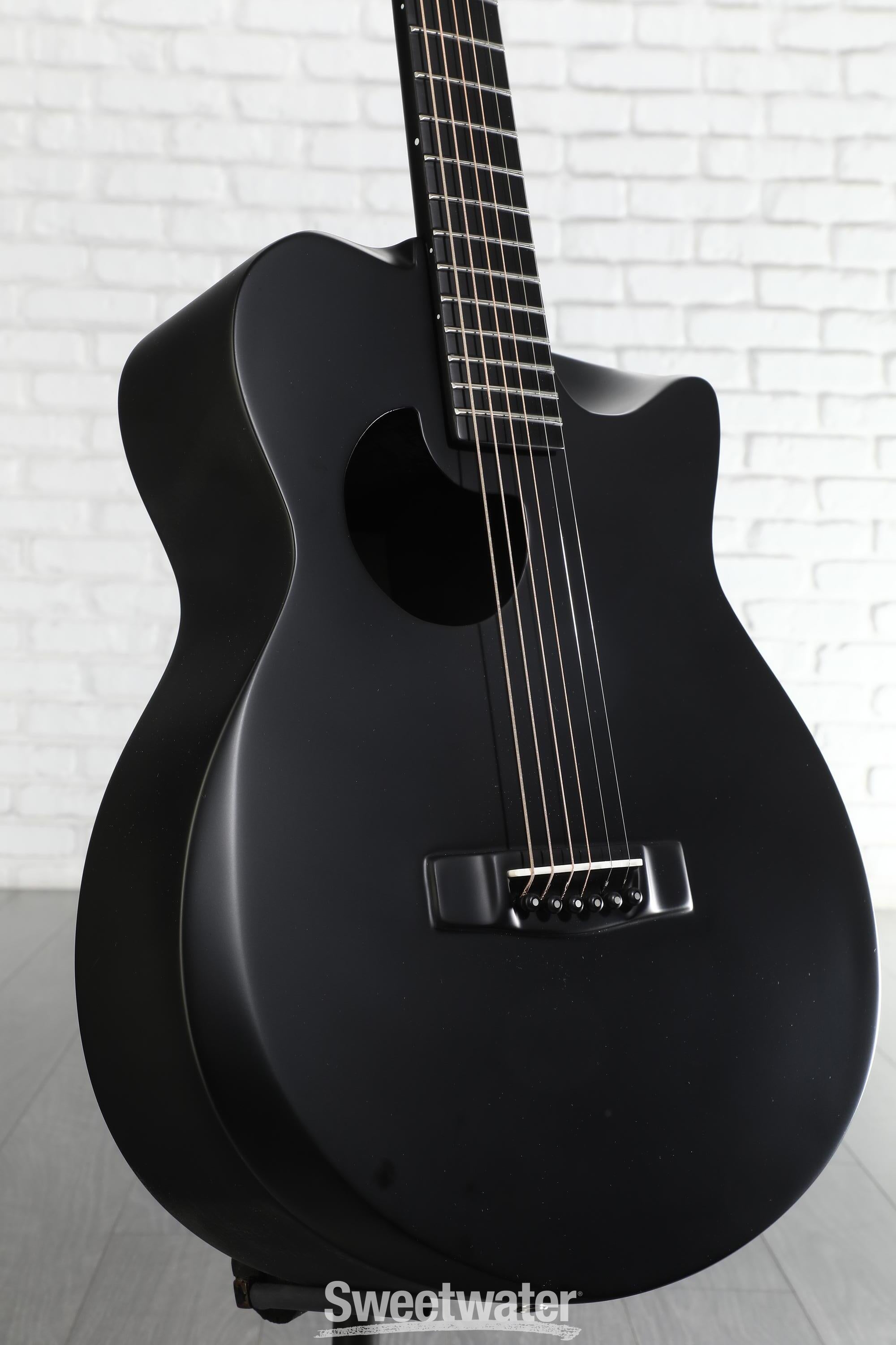 Photo of Journey Instruments FF660M Overhead First Class Carbon Fiber Acoustic-electric Guitar - Black