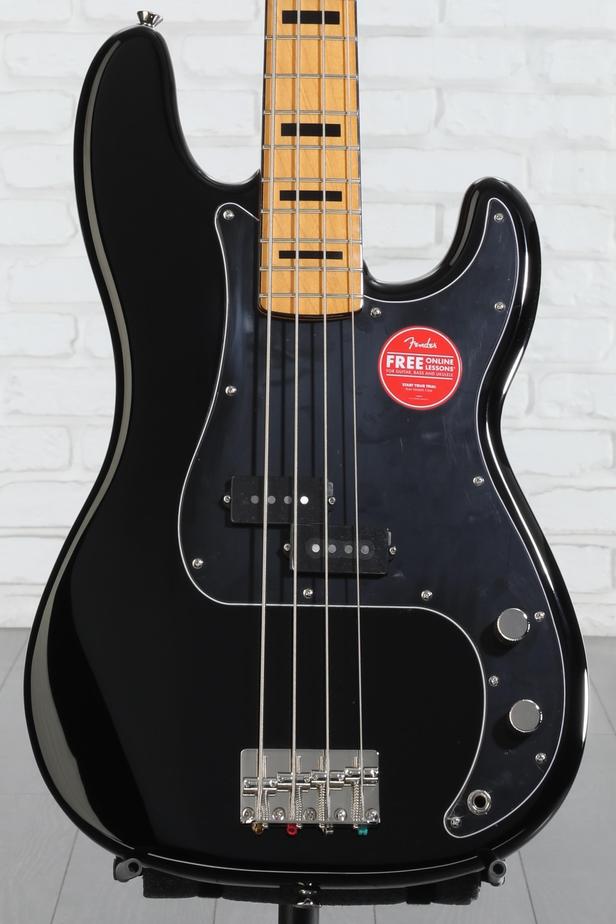 Squier Classic Vibe '70s Precision Bass - Black | Sweetwater