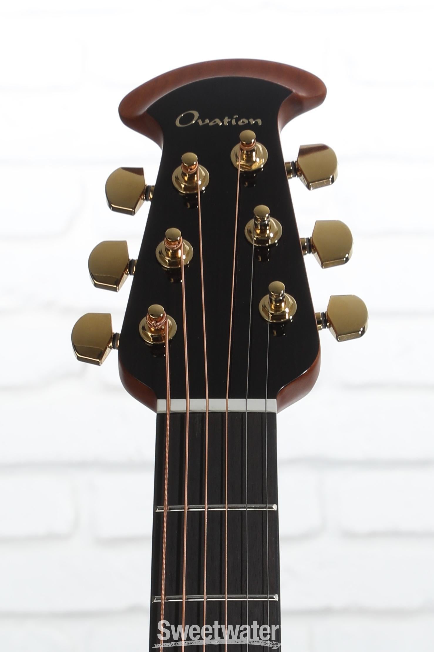 Ovation Celebrity CE44P‑SM‑G Ovation CE44P-SM Acoustic-Electric Guitar, Spalted Maple