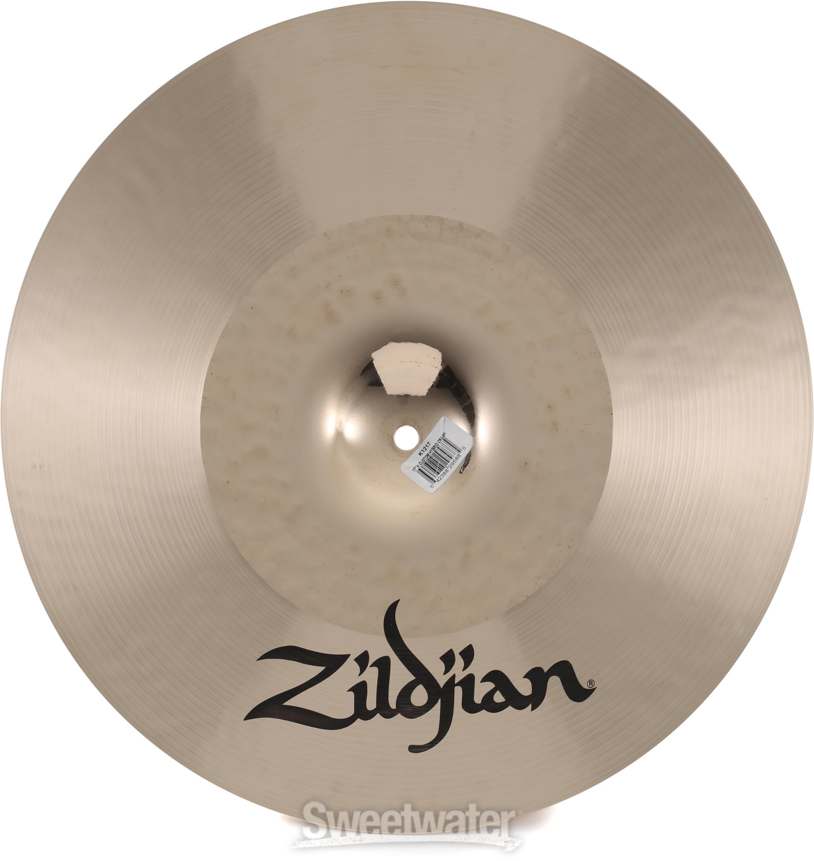 Zildjian 17 inch K Custom Hybrid Crash Cymbal | Sweetwater