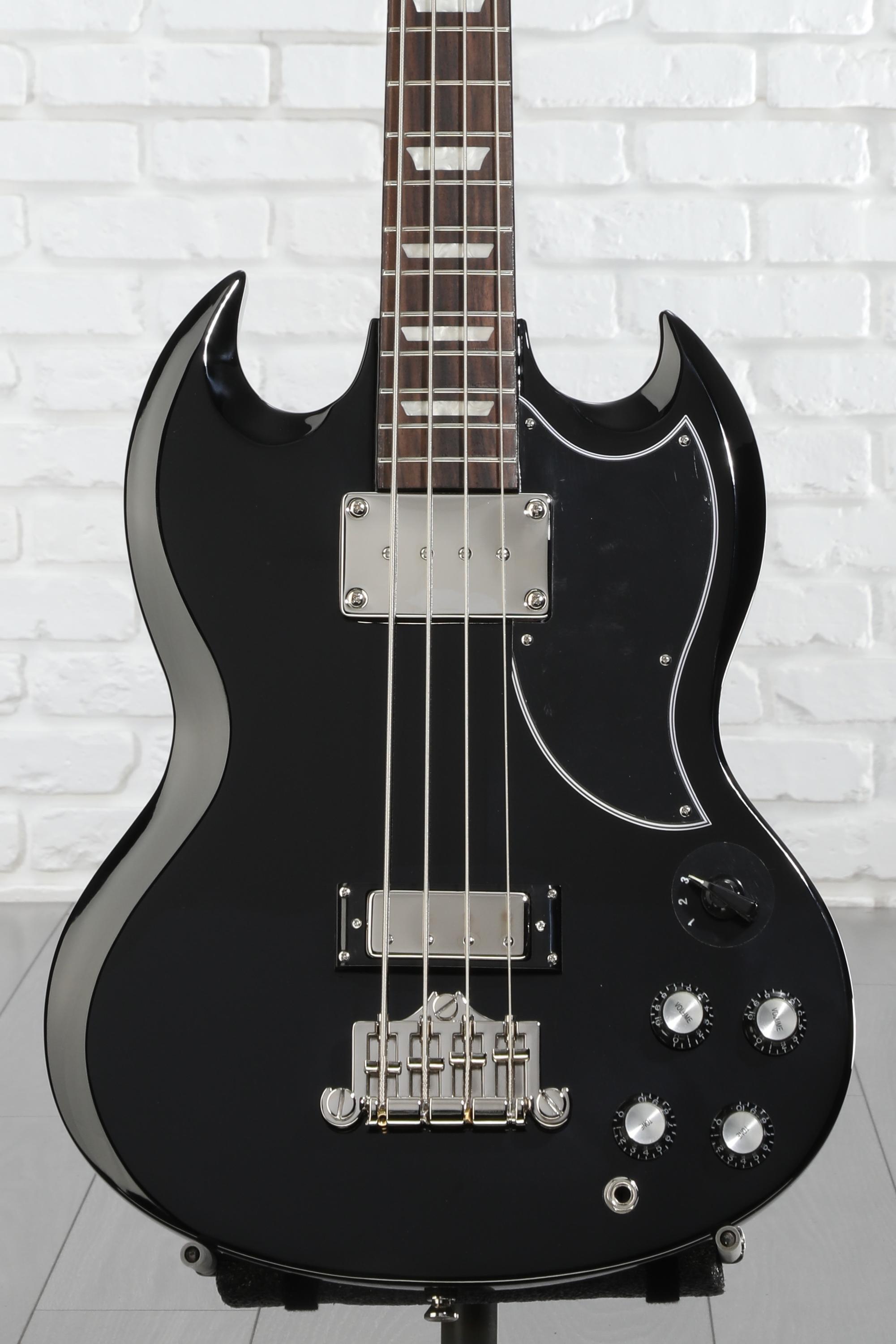 Epiphone EB-3 Bass Guitar - Ebony | Sweetwater