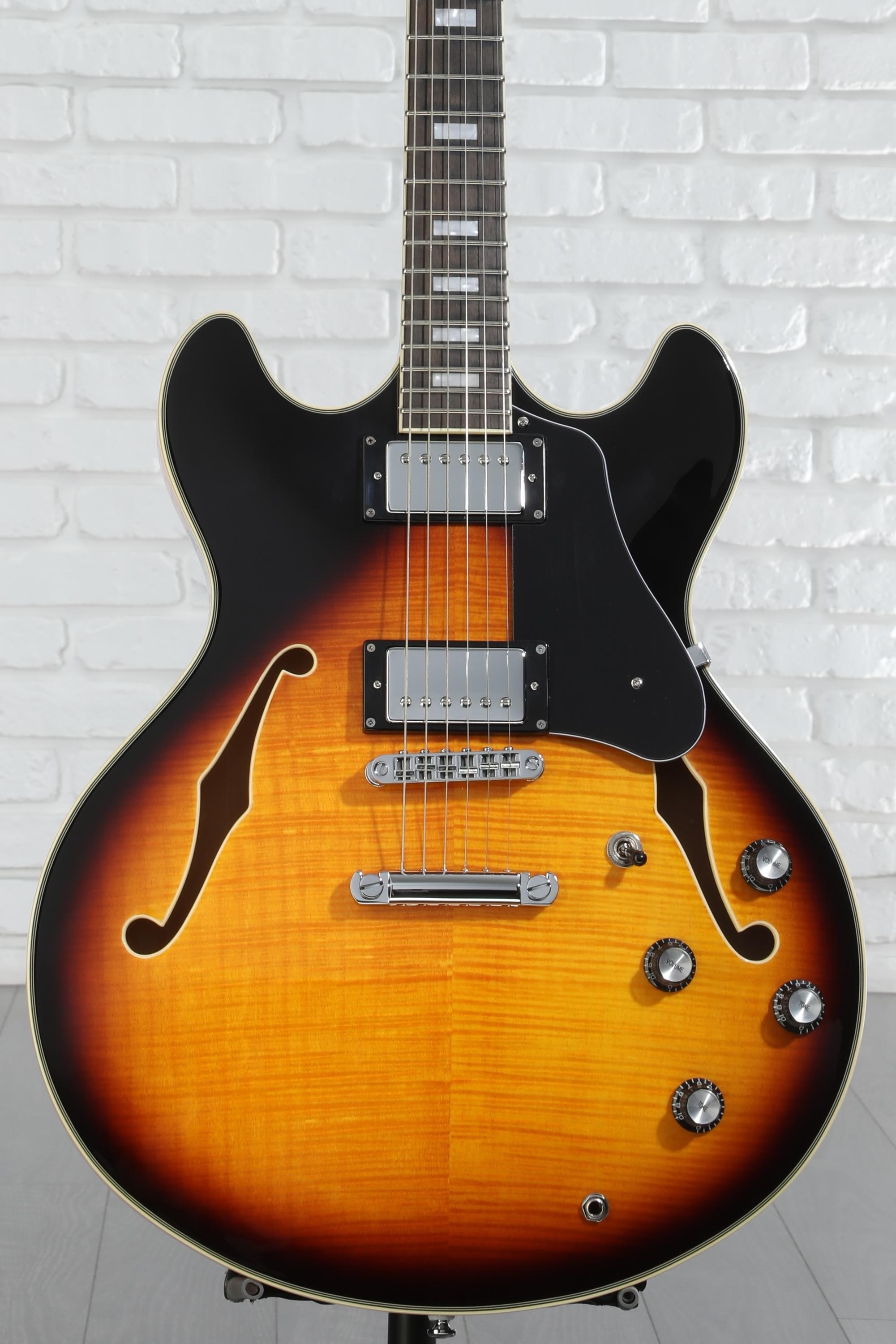 ギター Sire H7 Larry Carlton Sire Larry Carlton H7 Semi-hollow Electric Guitar - Vintage