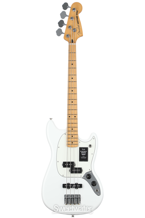 Fender Player II Mustang Bass PJ - Polar White with Maple Fender Player II Mustang Bass PJ - Polar White with Maple
