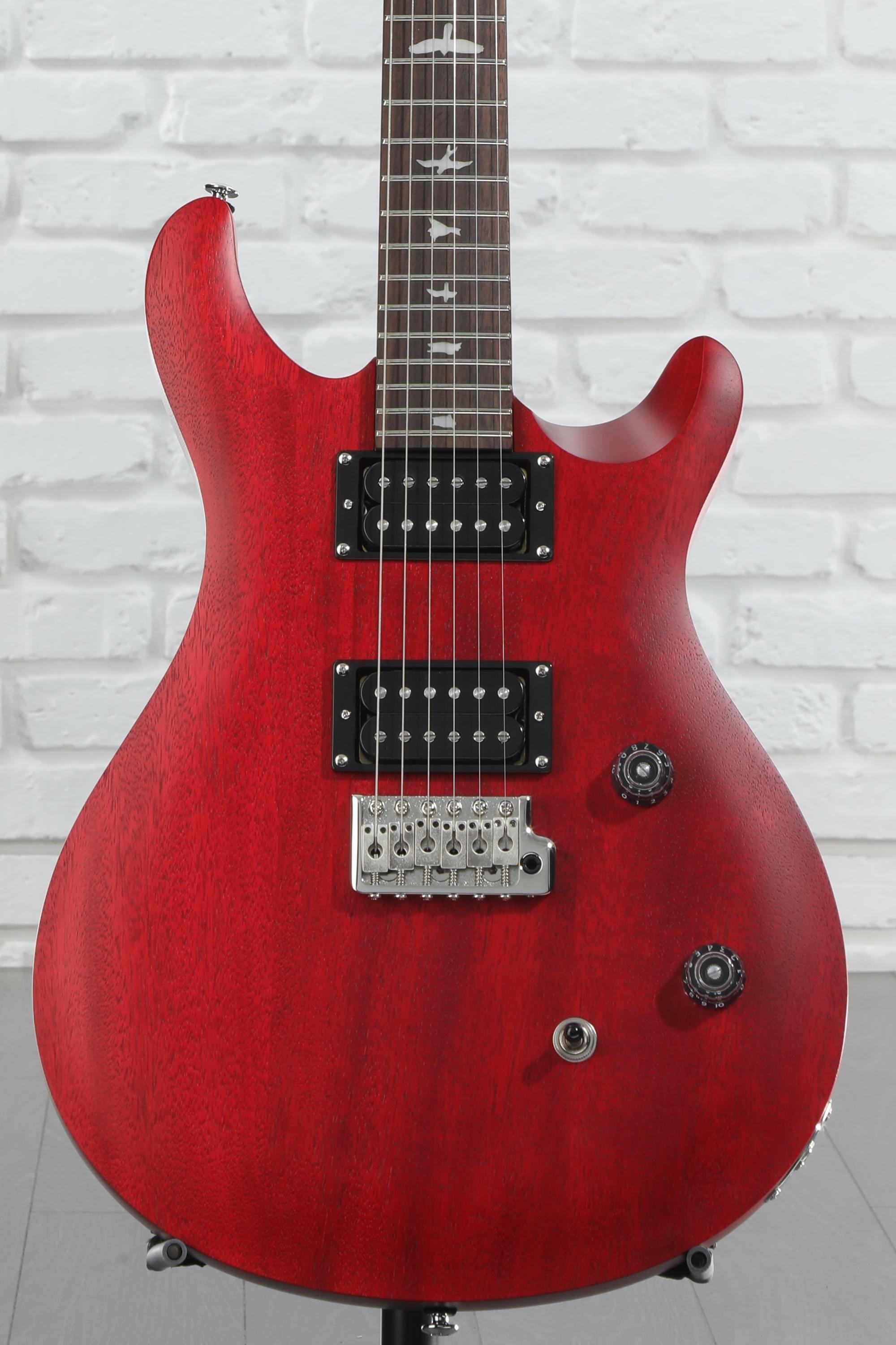 PRS SE CE 24 Standard Satin Electric Guitar - Vintage Cherry Satin
