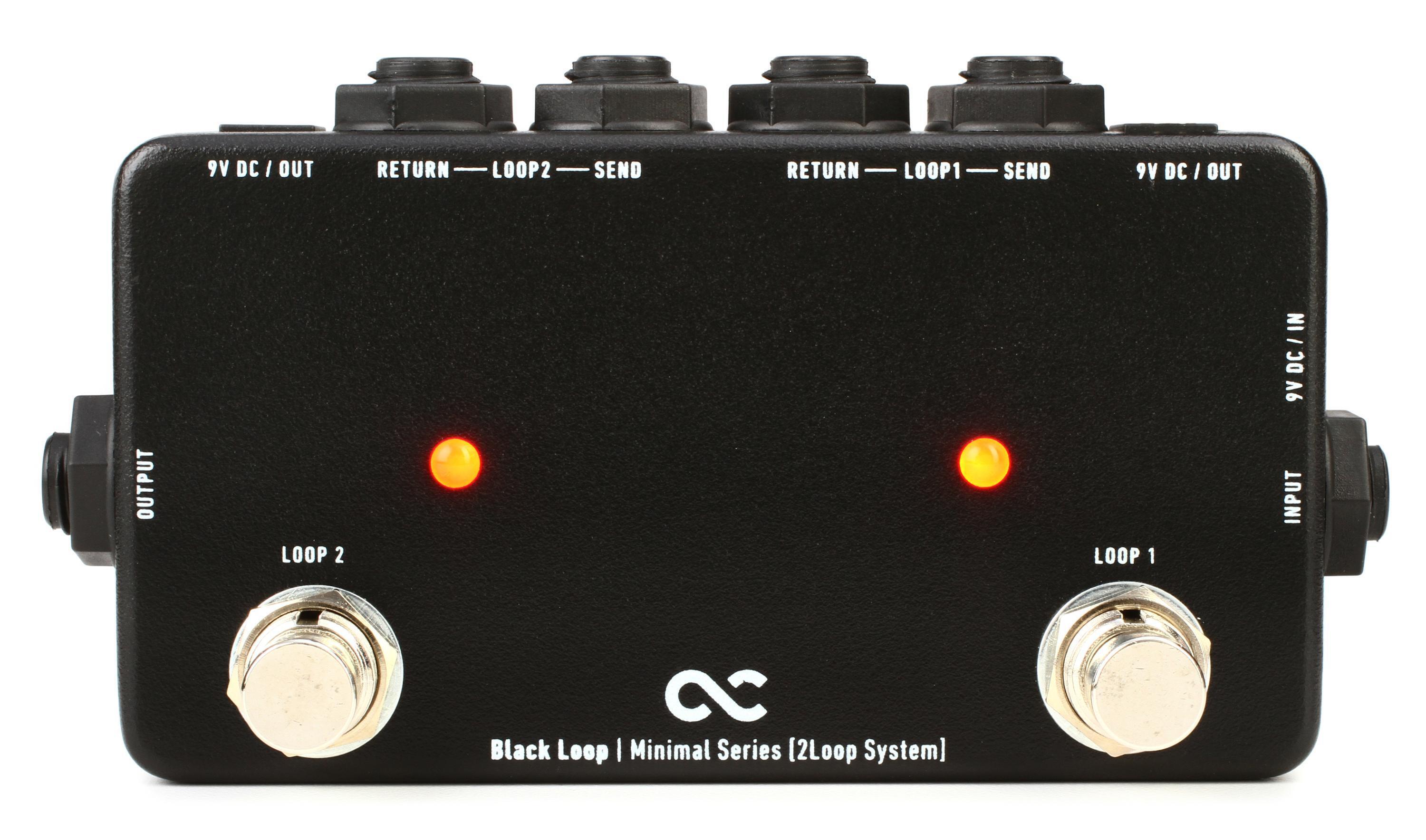 One Control Black Loop 2-loop Switcher Pedal | Sweetwater