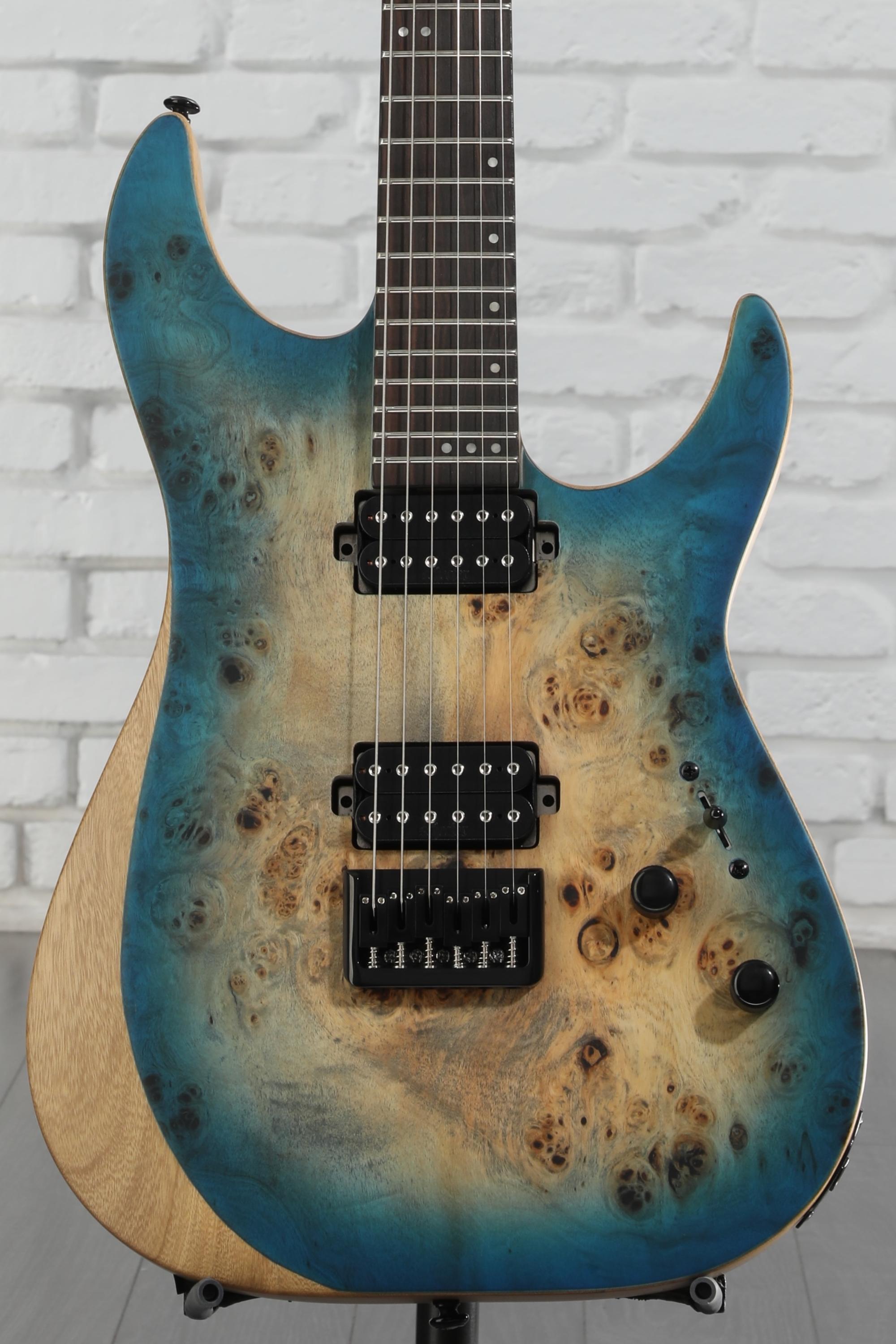 ギター Schecter Reaper-6 - Satin Sky Burst Schecter Reaper-6 FR - Satin Sky Burst | Sweetwater