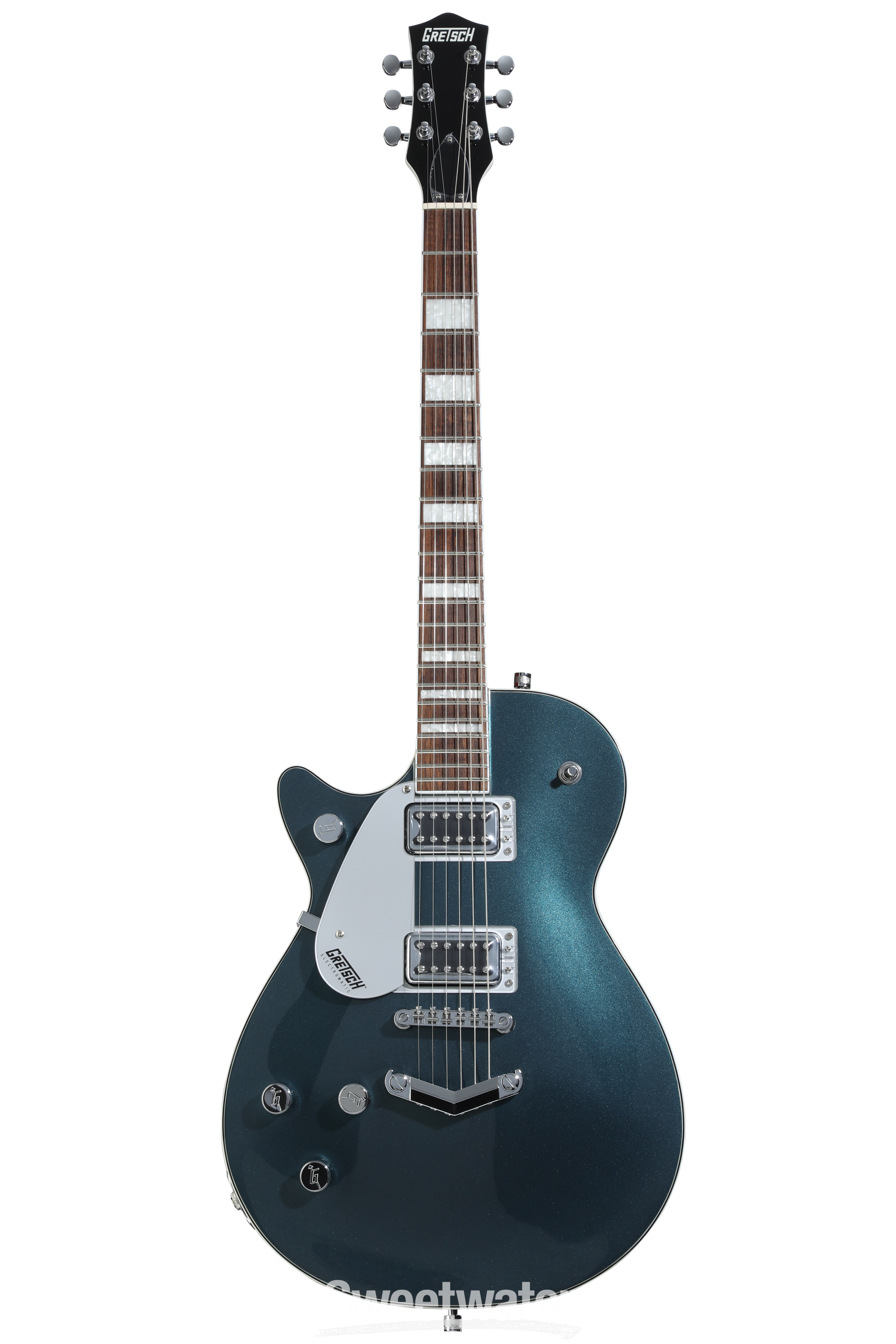 Gretsch G5220 Electromatic Jet BT Left-Handed Electric Guitar - Jade Grey Metallic