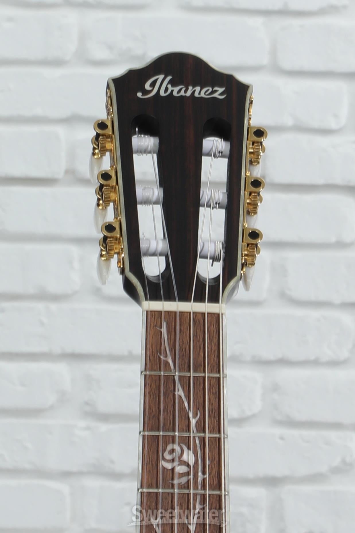 Ibanez TOD10N Tim Henson Signature Left-handed Nylon Acoustic-electric Guitar - Black