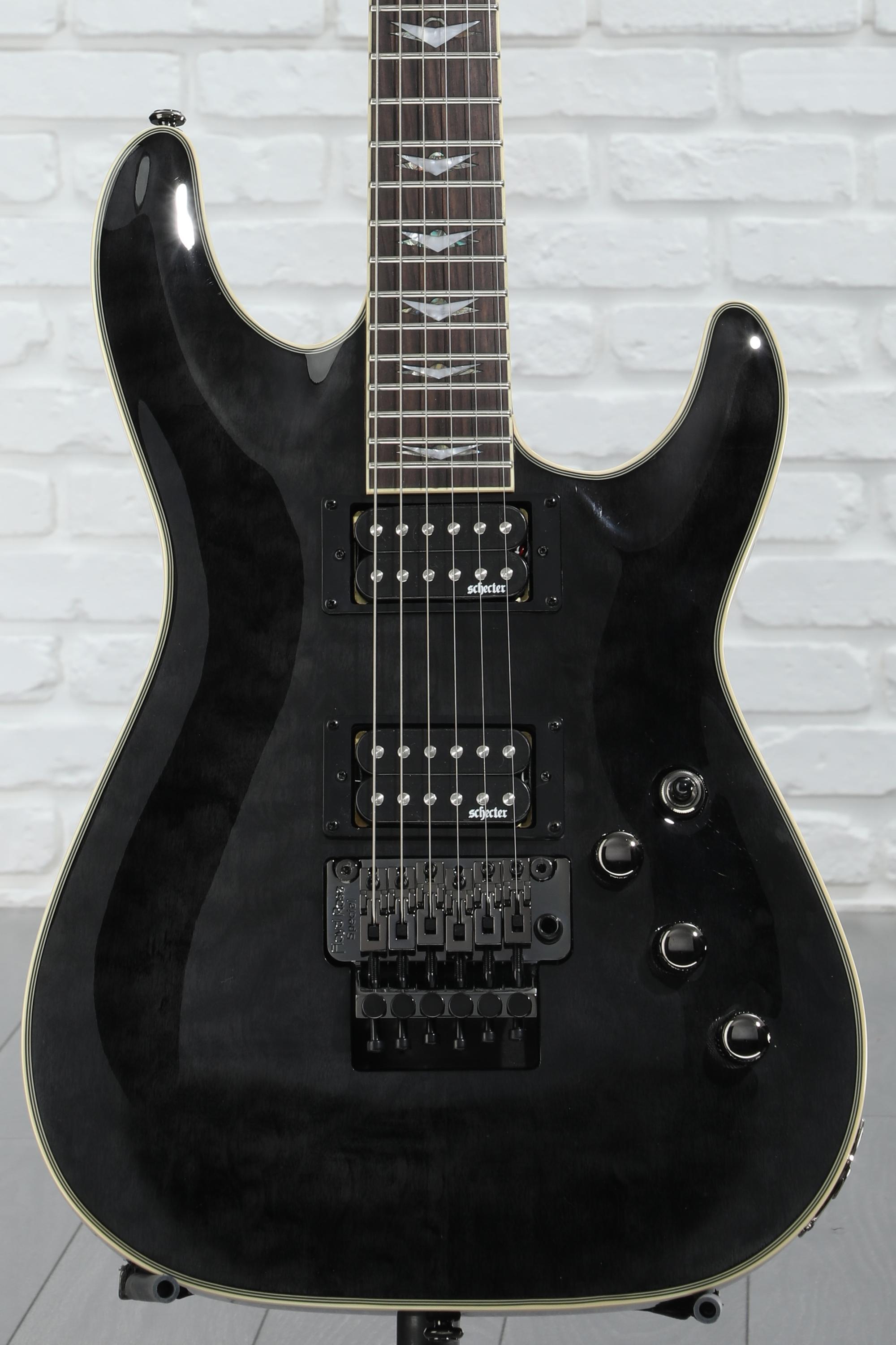 Schecter Omen Extreme-6 FR Electric Guitar - See-Thru Black