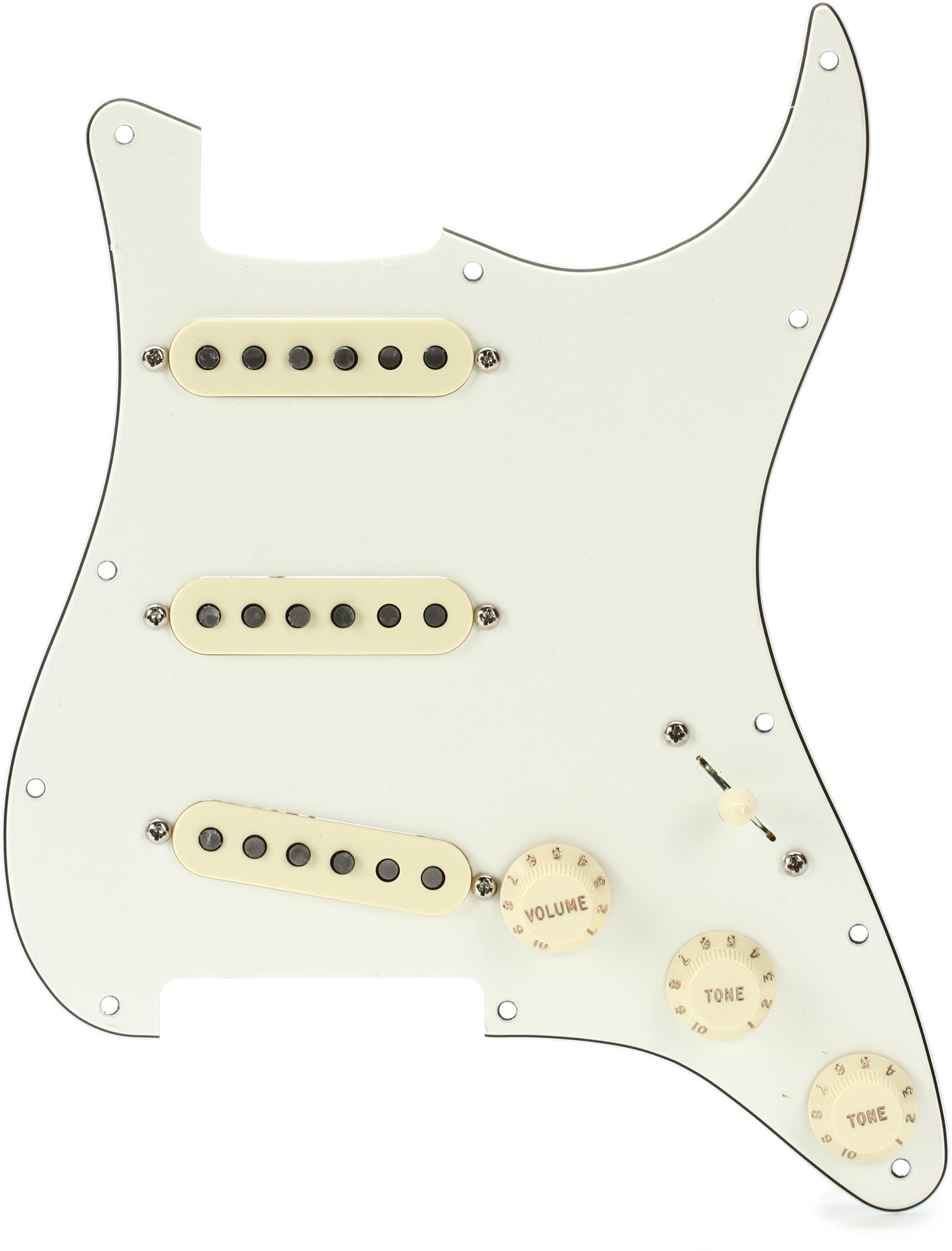 Fender Custom Fat '50s SSS Pre-wired Stratocaster Pickguard - Parchment  3-ply