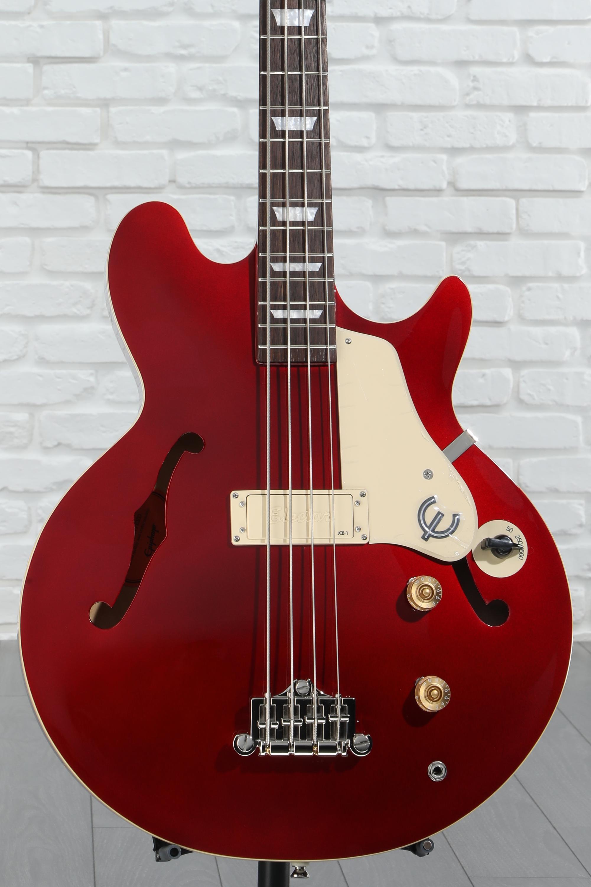 ベース Epiphone Jack Casady Bass Epiphone Jack Casady Fretless Bass Aged Royal Tan | Guitar