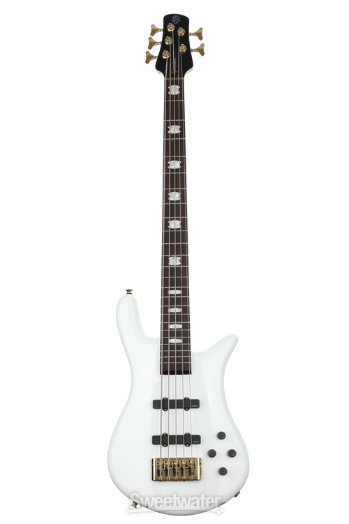 Spector Euro 5 Classic Bass Guitar - Solid White | Sweetwater