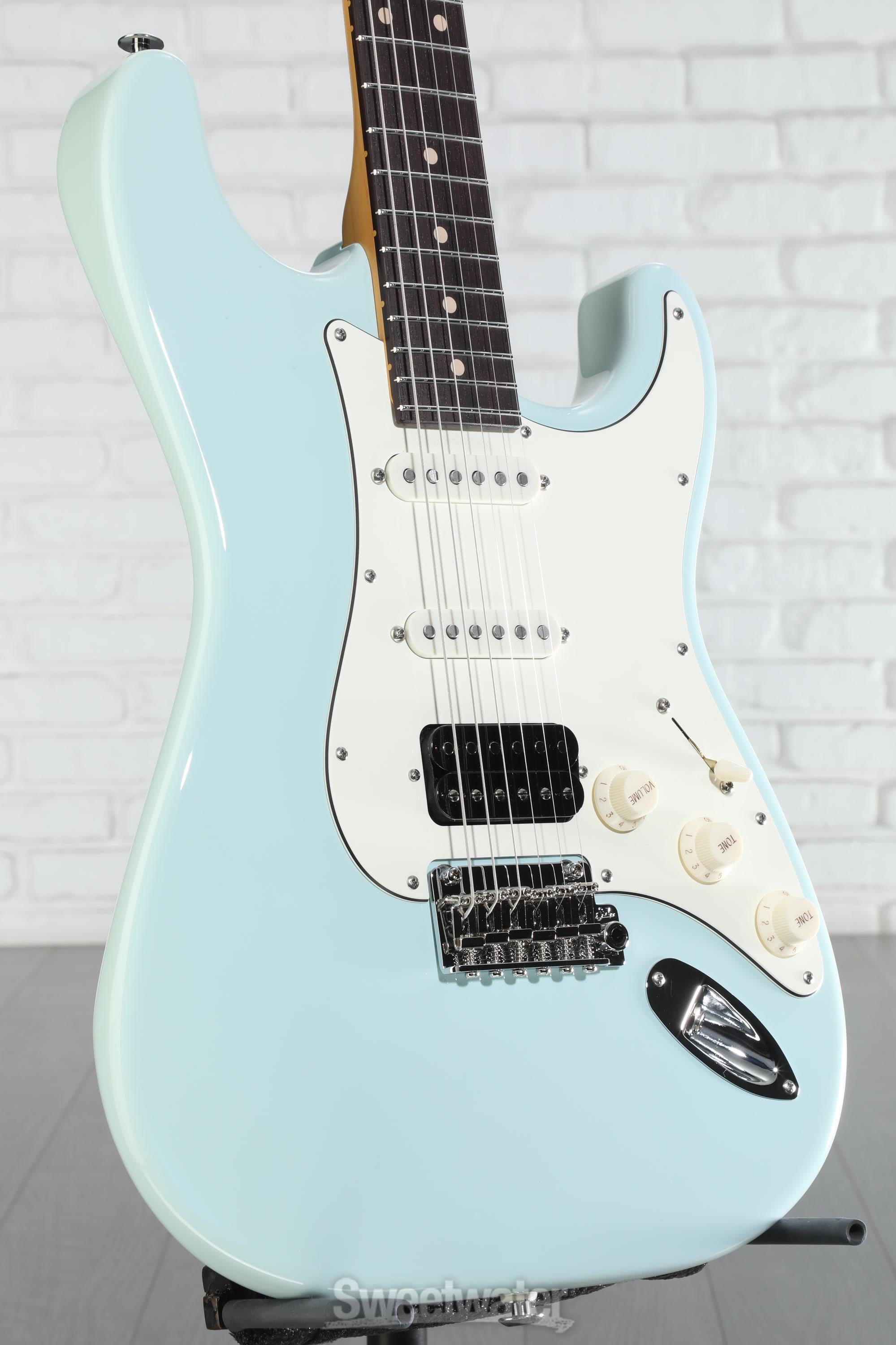Suhr Classic S Electric Guitar - Sonic Blue, HSS | Sweetwater