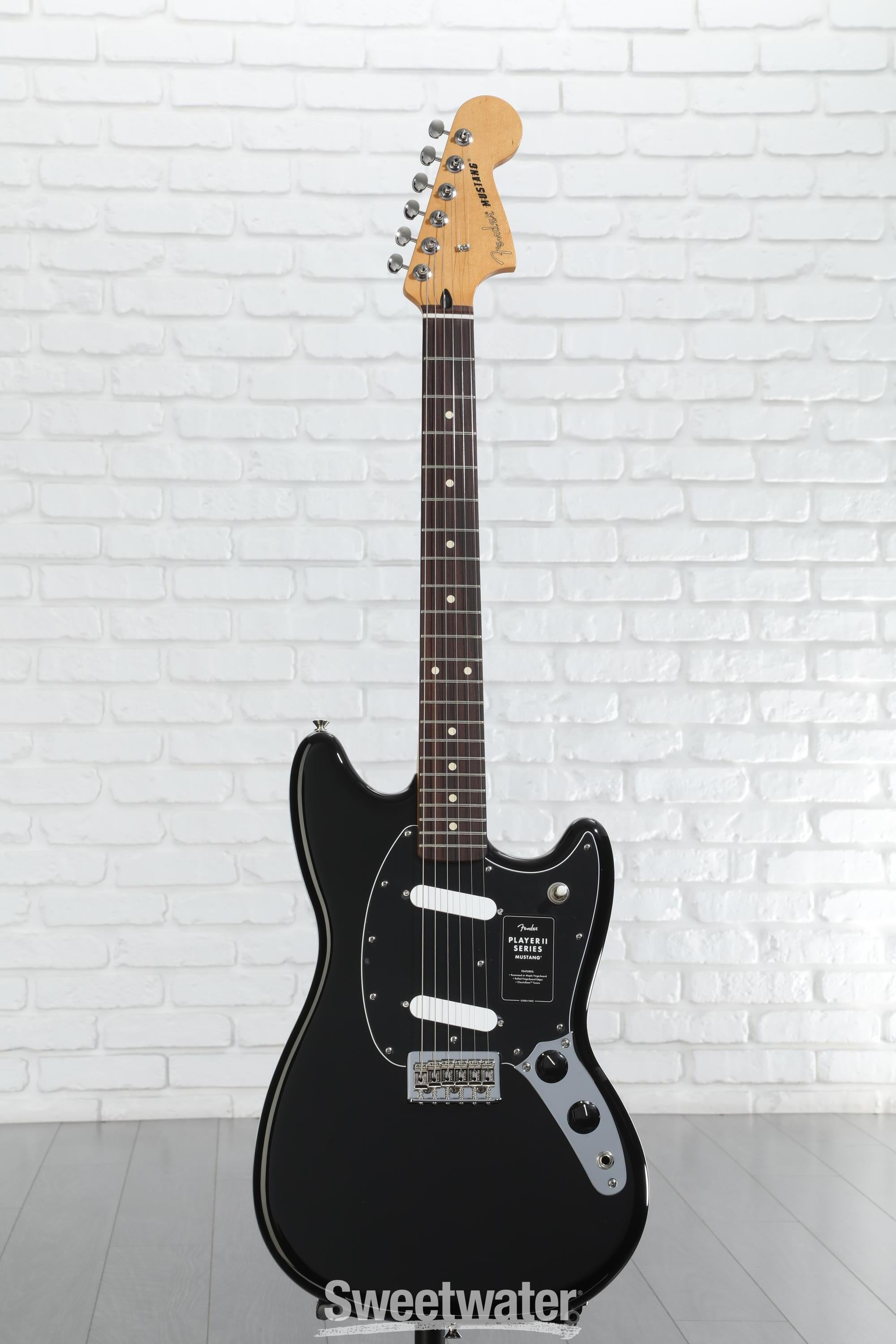 Fender Player II Mustang - Black with Rosewood Fingerboard