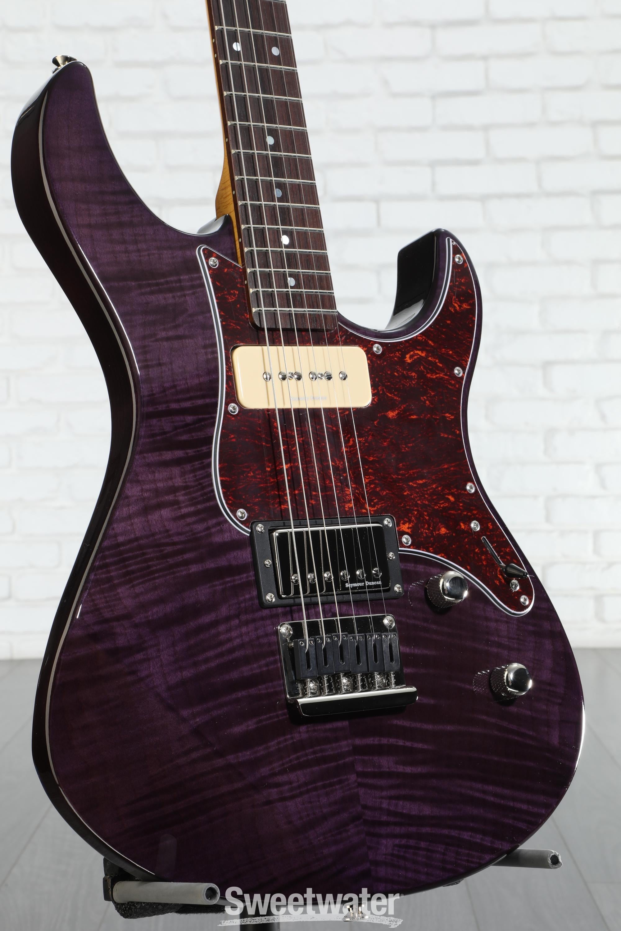 Yamaha 611 パープル Yamaha PAC611HFM Pacifica Electric Guitar - Translucent