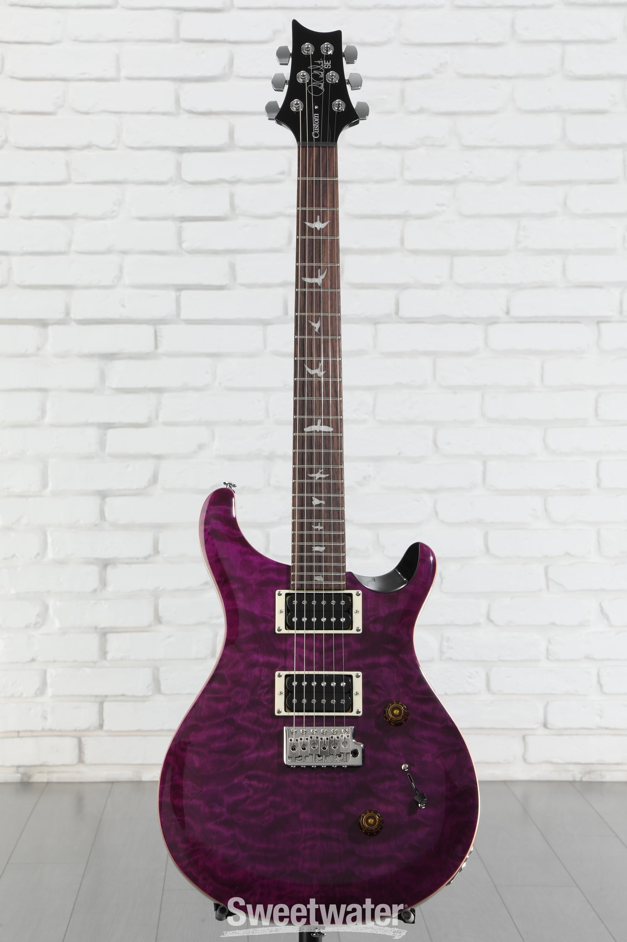PRS SE Custom 24 Electric Guitar - Amethyst, Sweetwater
