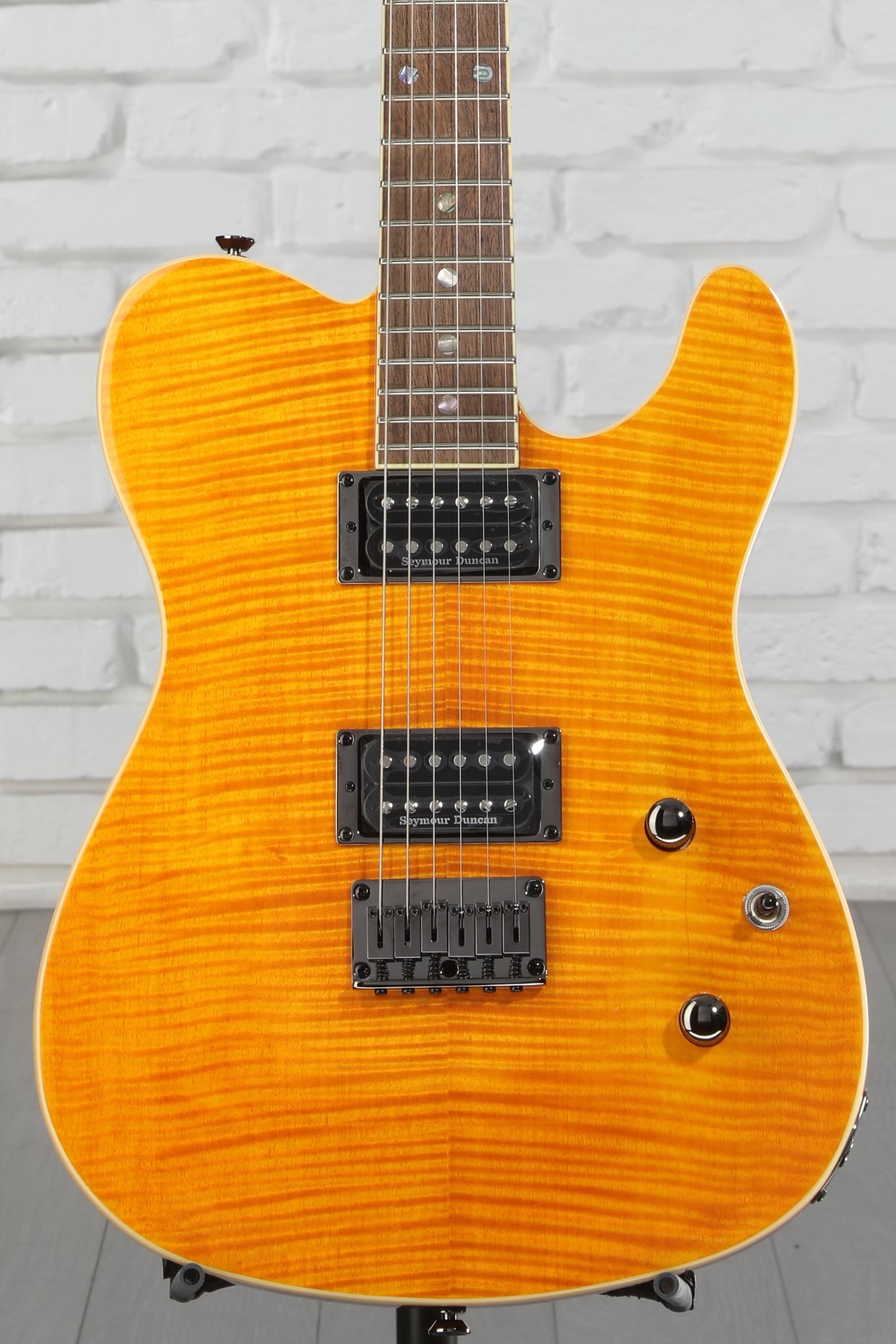 Fender Custom Telecaster FMT HH アンバー Fender Special Edition Custom Telecaster FMT HH Amber