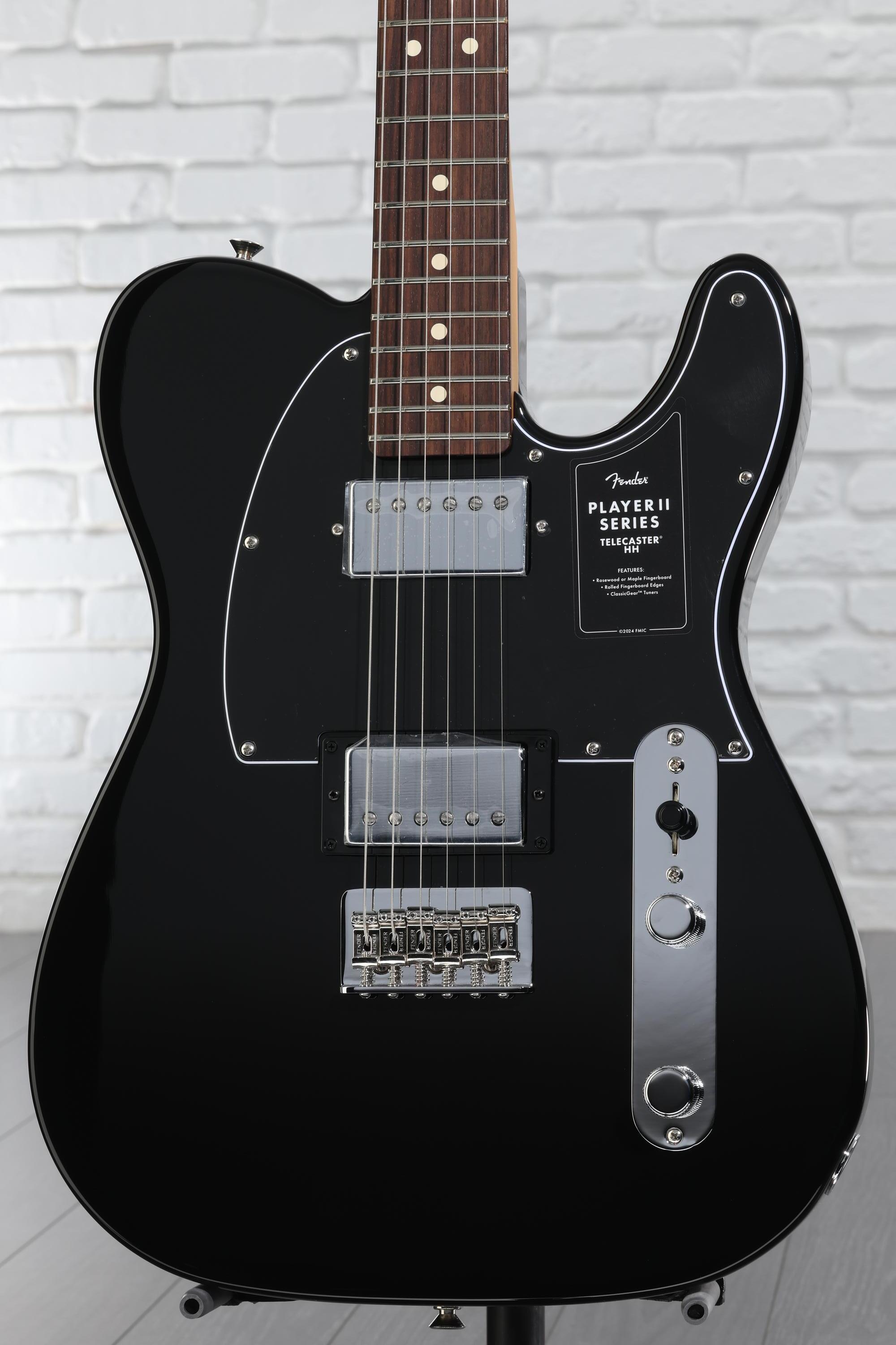 ギター Fender Player II Telecaster Black Maple Fender Player II Telecaster Electric Guitar - Black with