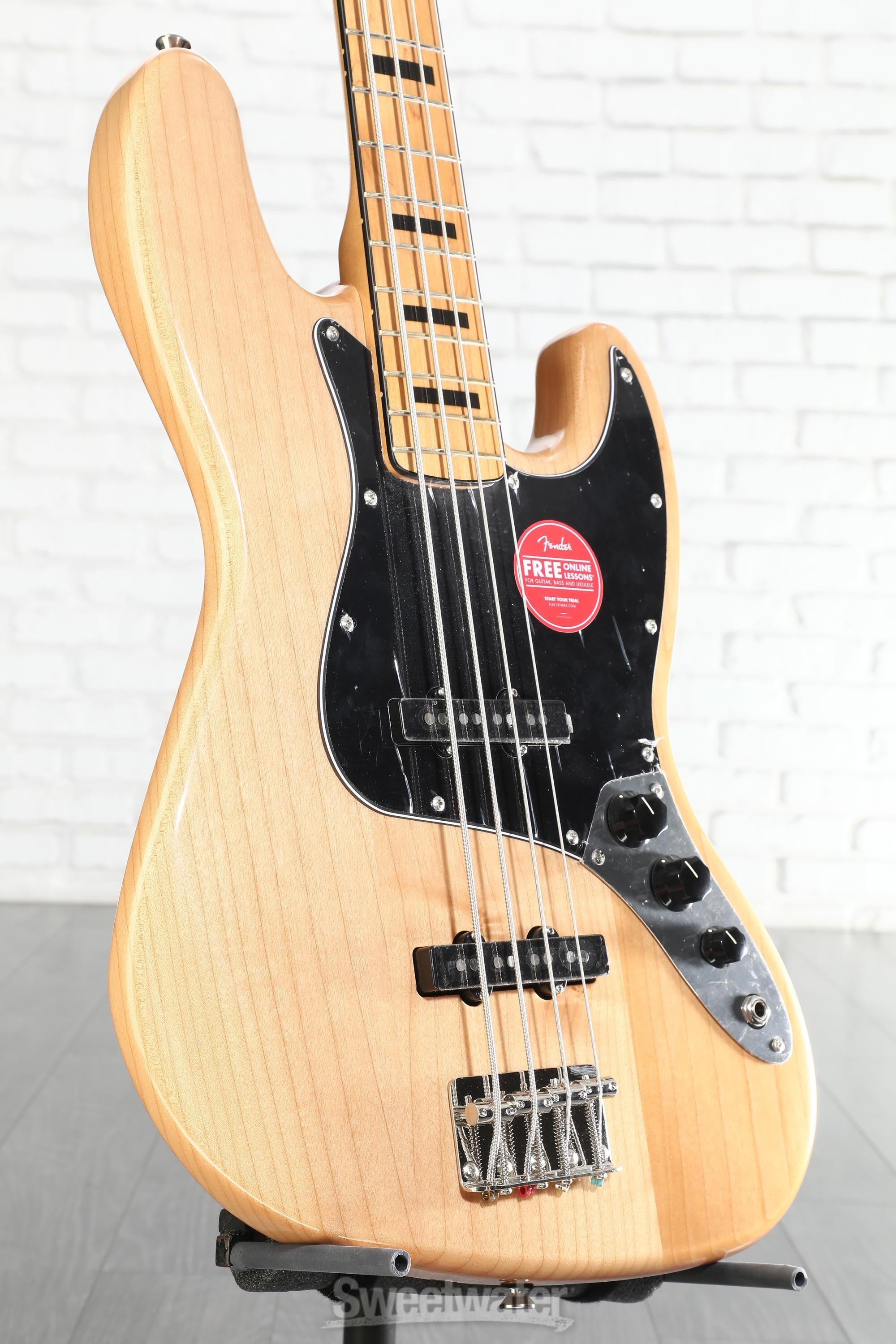 Squier Classic Vibe '70s Jazz Bass - Natural | Sweetwater