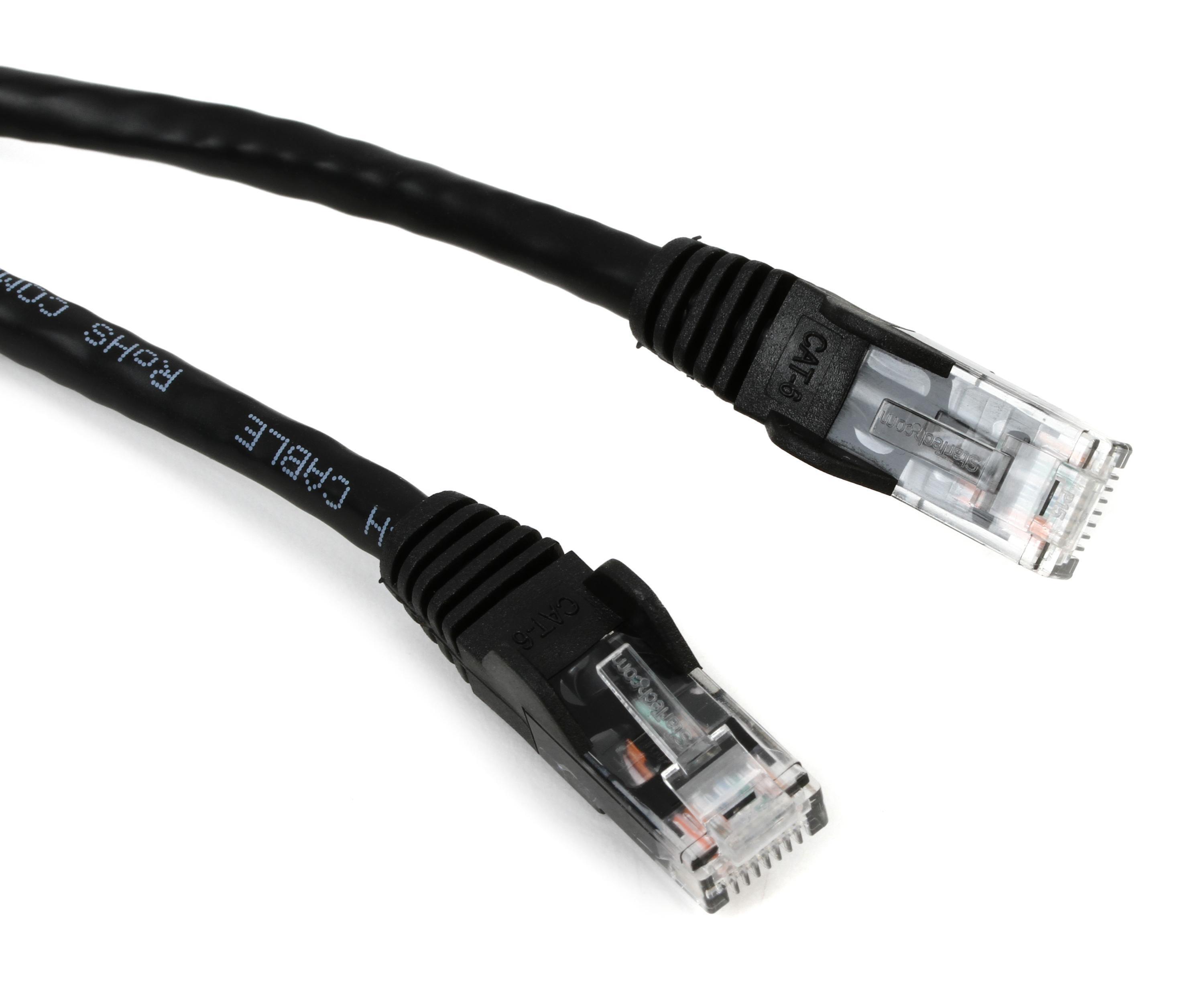 CAT. 6 Unshielded Ethernet Cable Black (Compare at  Price