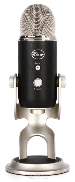 Blue Yeti Pro XLR / USB Condenser Microphone - Black / Silver Fast Shipping  836213002087