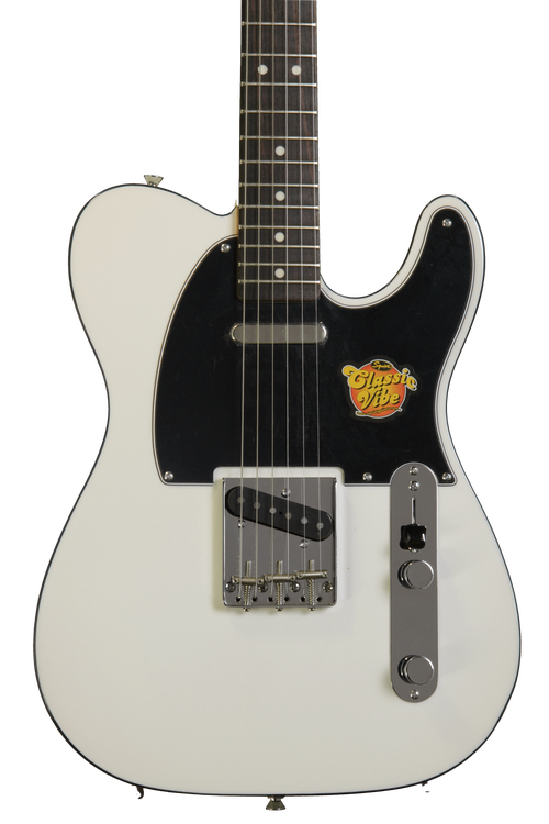 Squier Classic Vibe Tele Custom - Olympic White | Sweetwater Squier Classic Vibe Tele Custom - Olympic White | Sweetwater