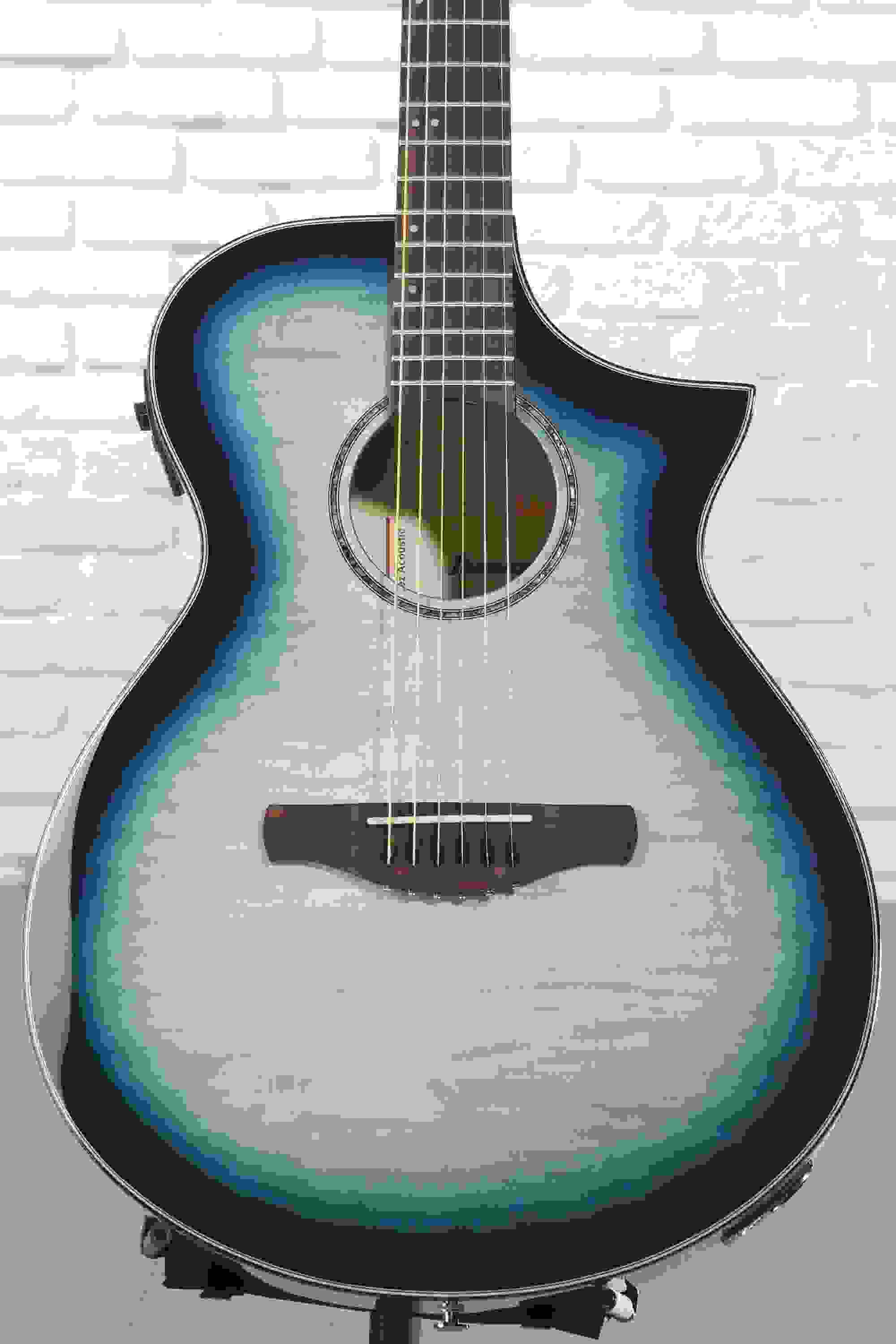 Ibanez AEWC400 Acoustic-Electric Guitar - Indigo Blue Burst High Gloss