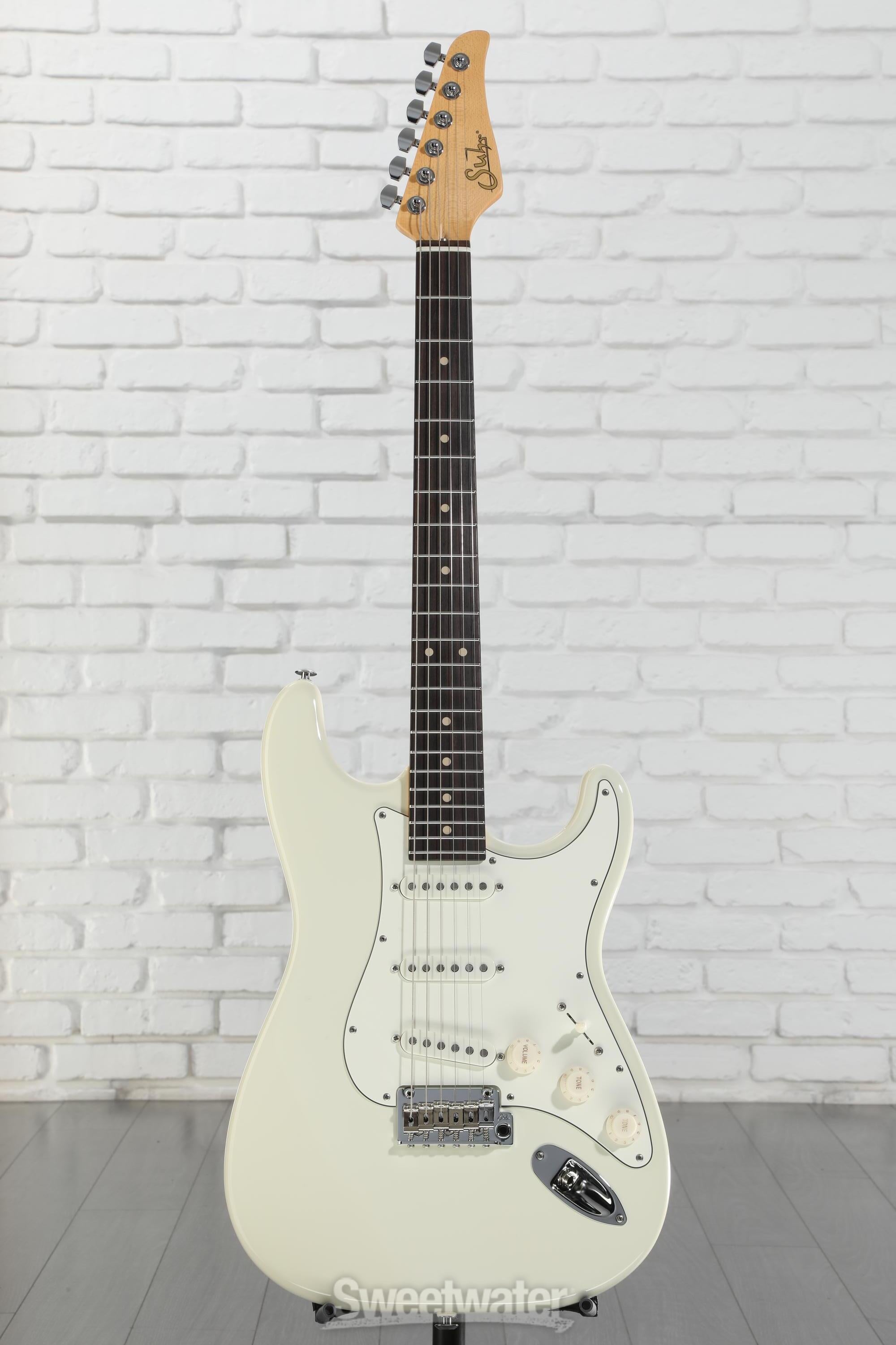 Suhr Classic S SSS Electric Guitar - Olympic White | Sweetwater