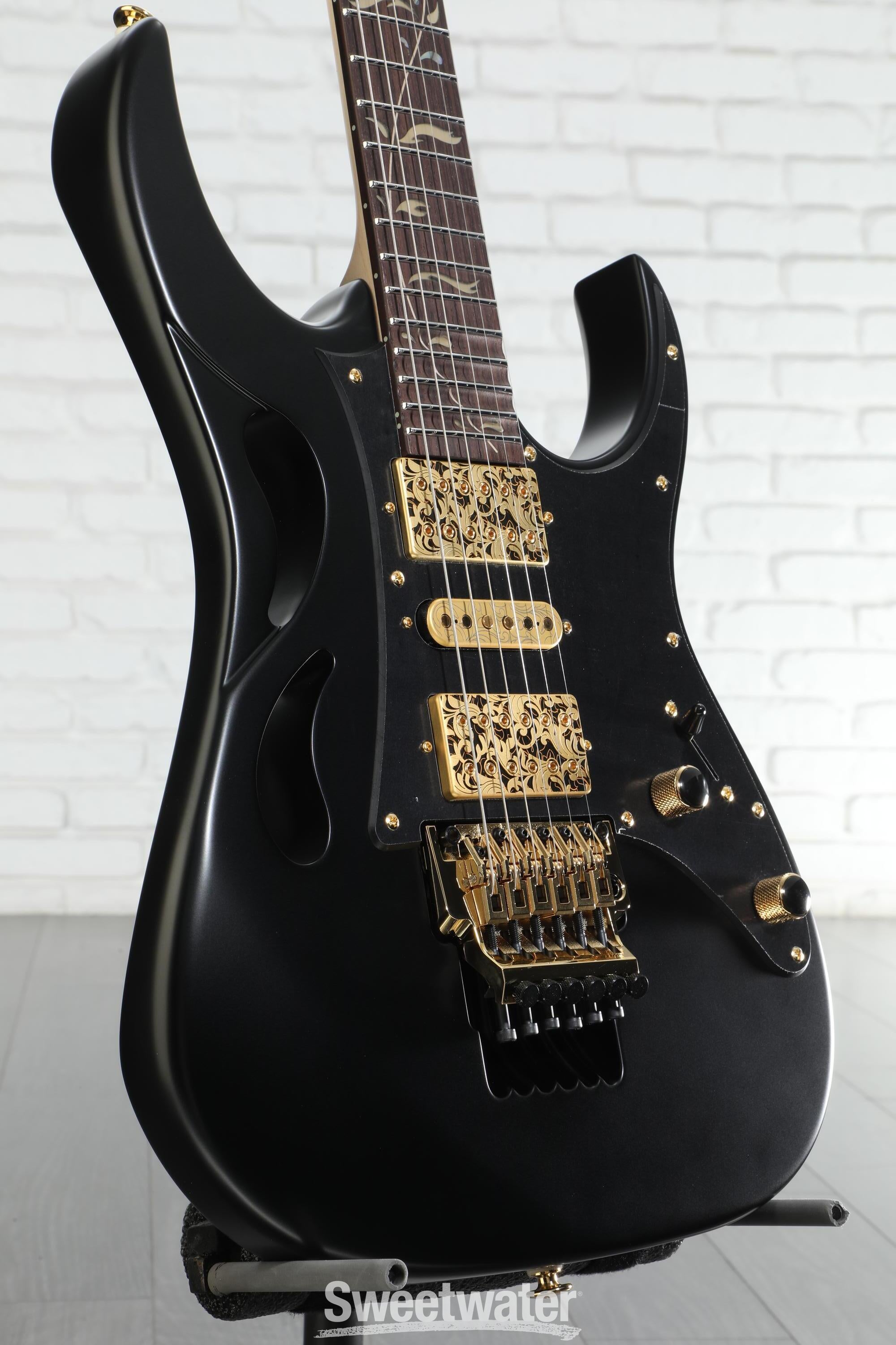 Ibanez Steve Vai Signature PIA3761 Electric Guitar - Onyx Black
