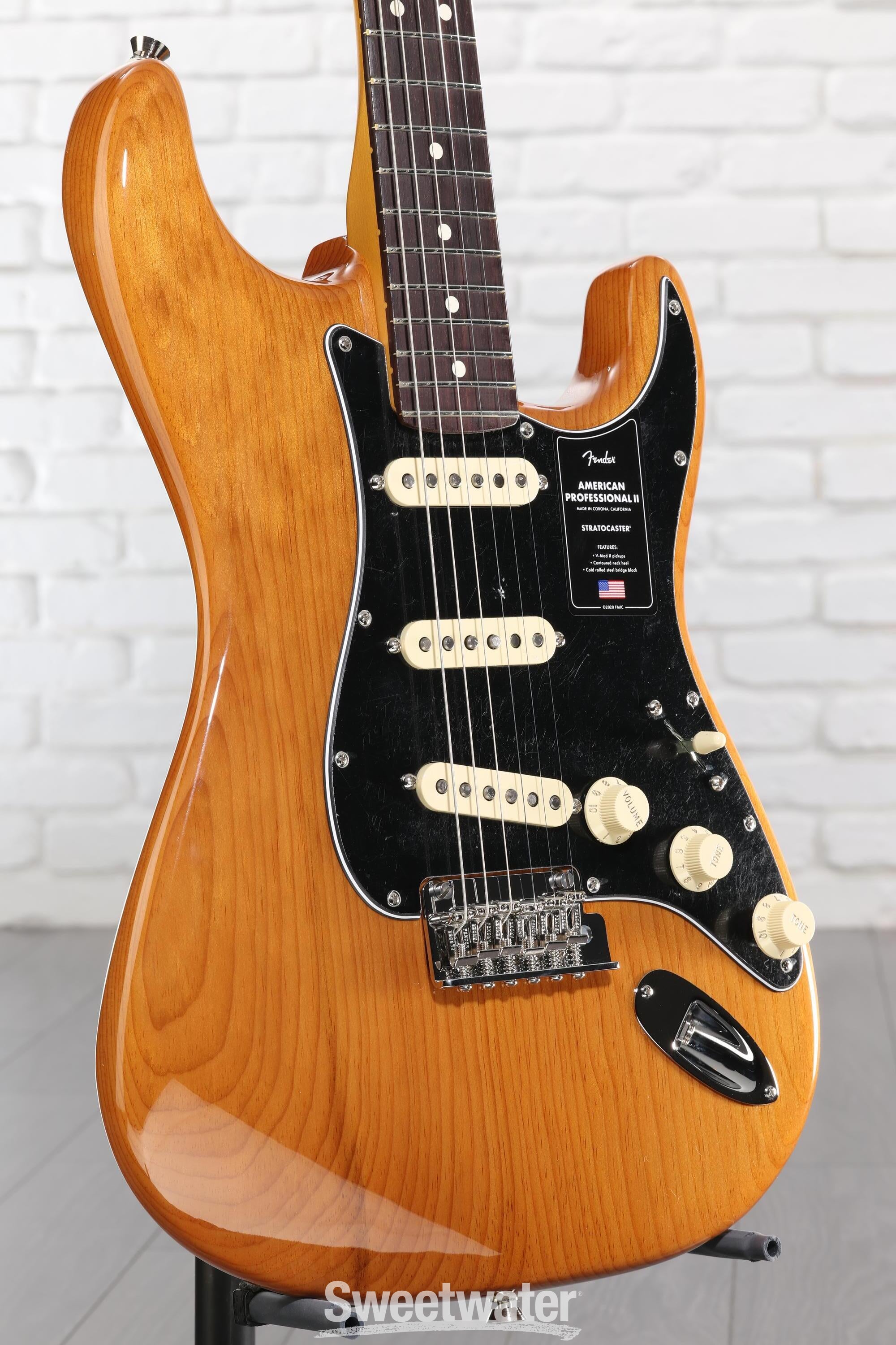 Photo of Fender American Professional II Stratocaster - Roasted Pine with Rosewood Fingerboard