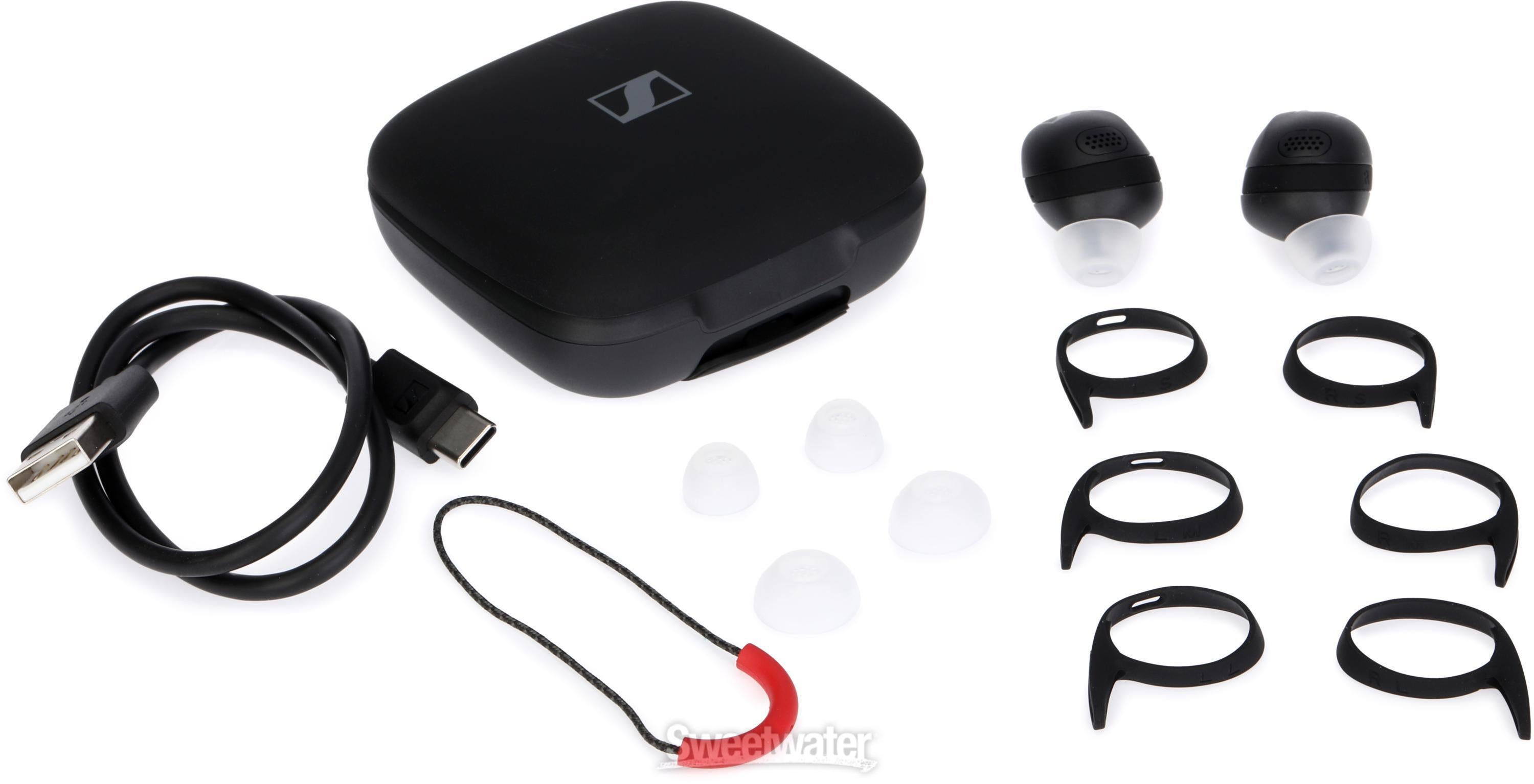 Sennheiser Momentum Sport Wireless Earbuds - Black | Sweetwater